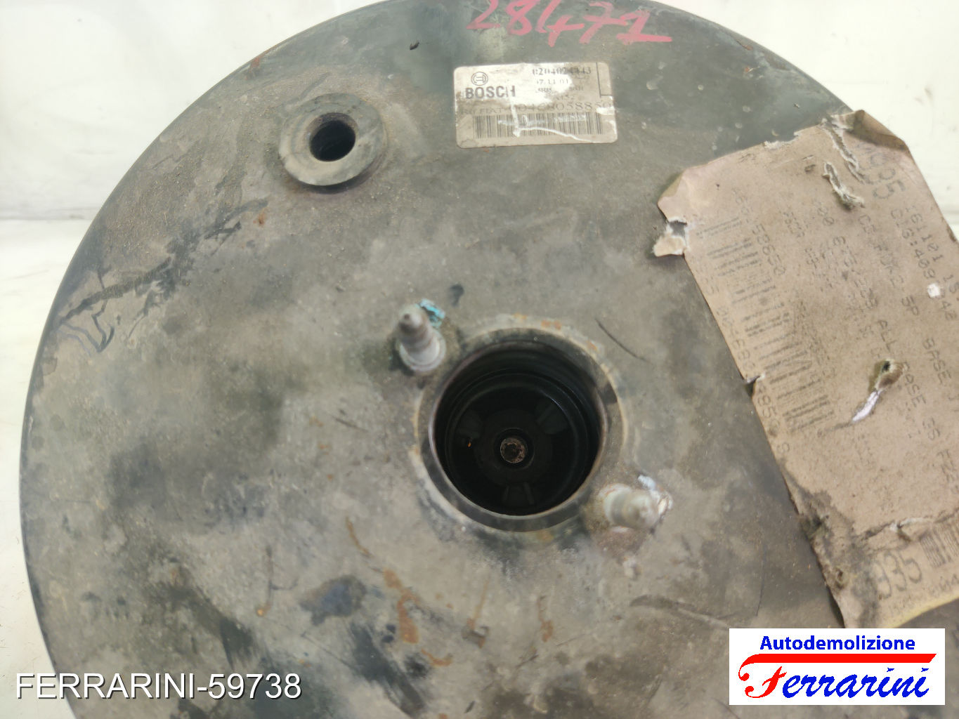 Servofreno FIAT STILO 192 1.9 JTD 2001-2006 51744064, 46805886, 46740155 6