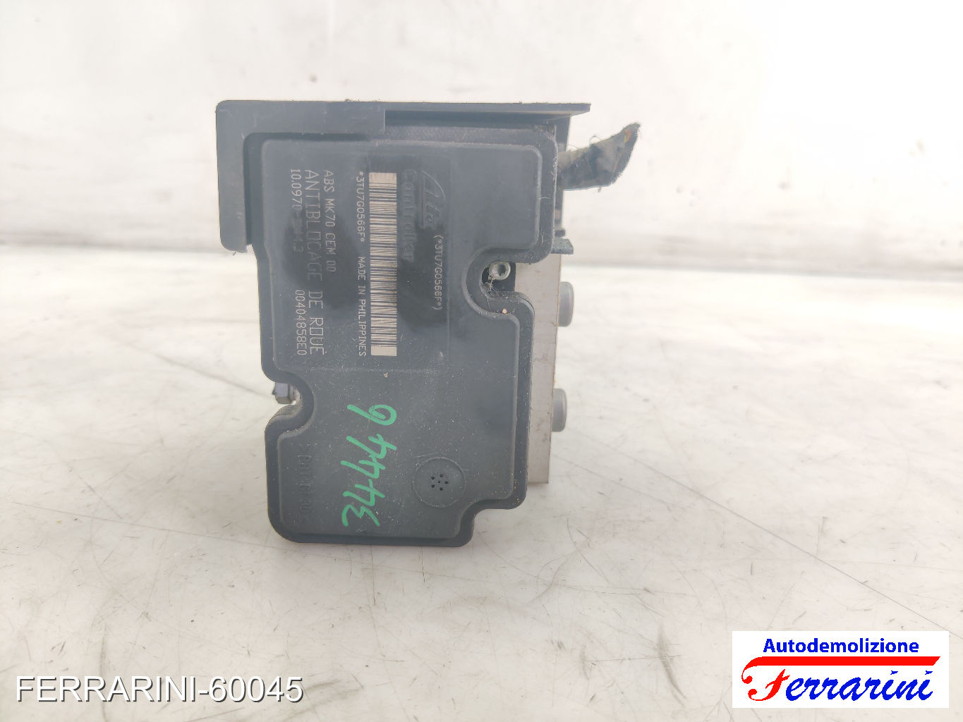 Centralina Pompa Abs CITROEN C3 1 FC, FN 1.1I 2002-2009 9662298480, 10020700924 7