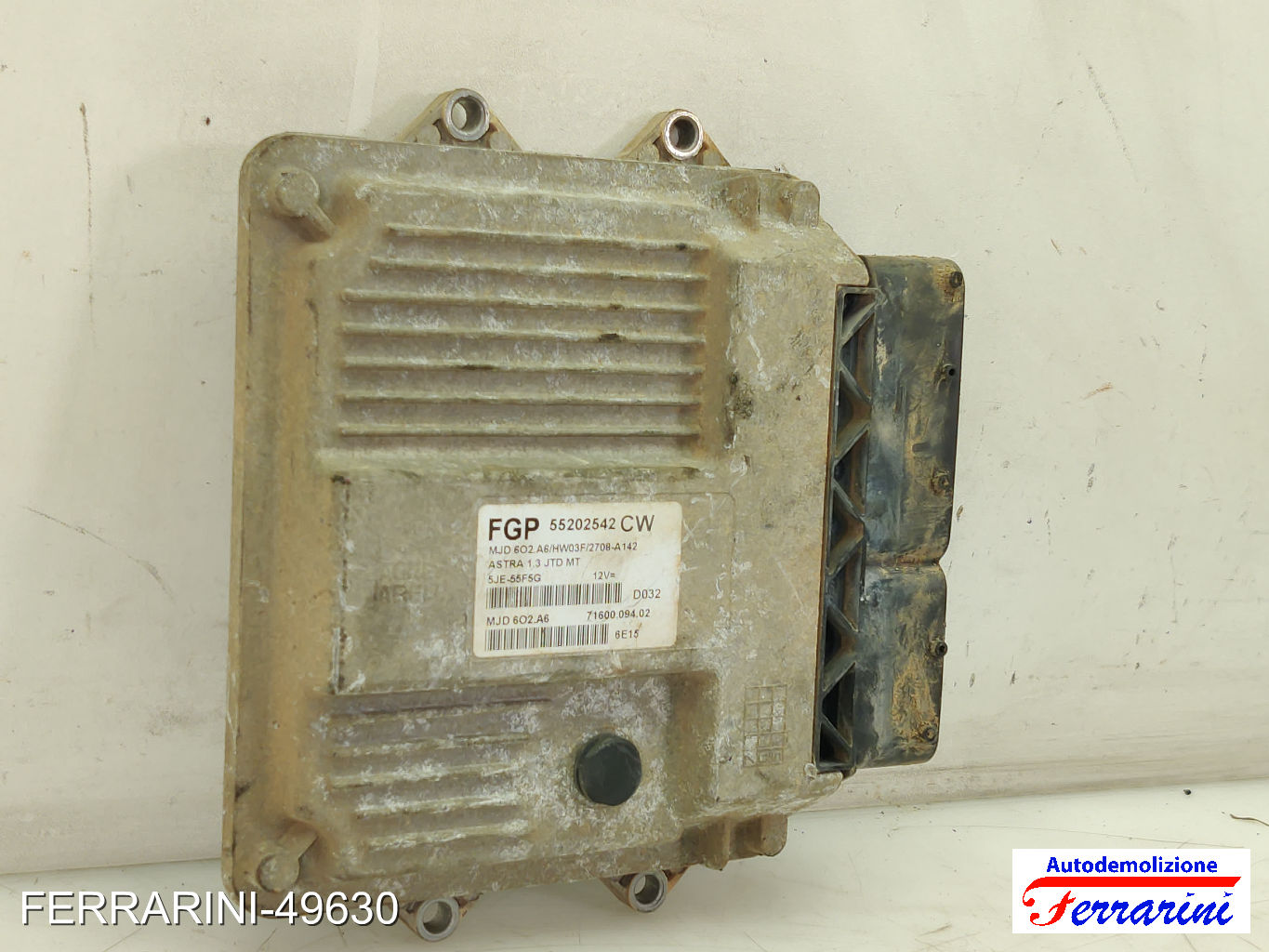Centralina Motore OPEL ASTRA H GTC A04 1.3 CDTI 2005-2010 55202542, MJD6O2A6 10