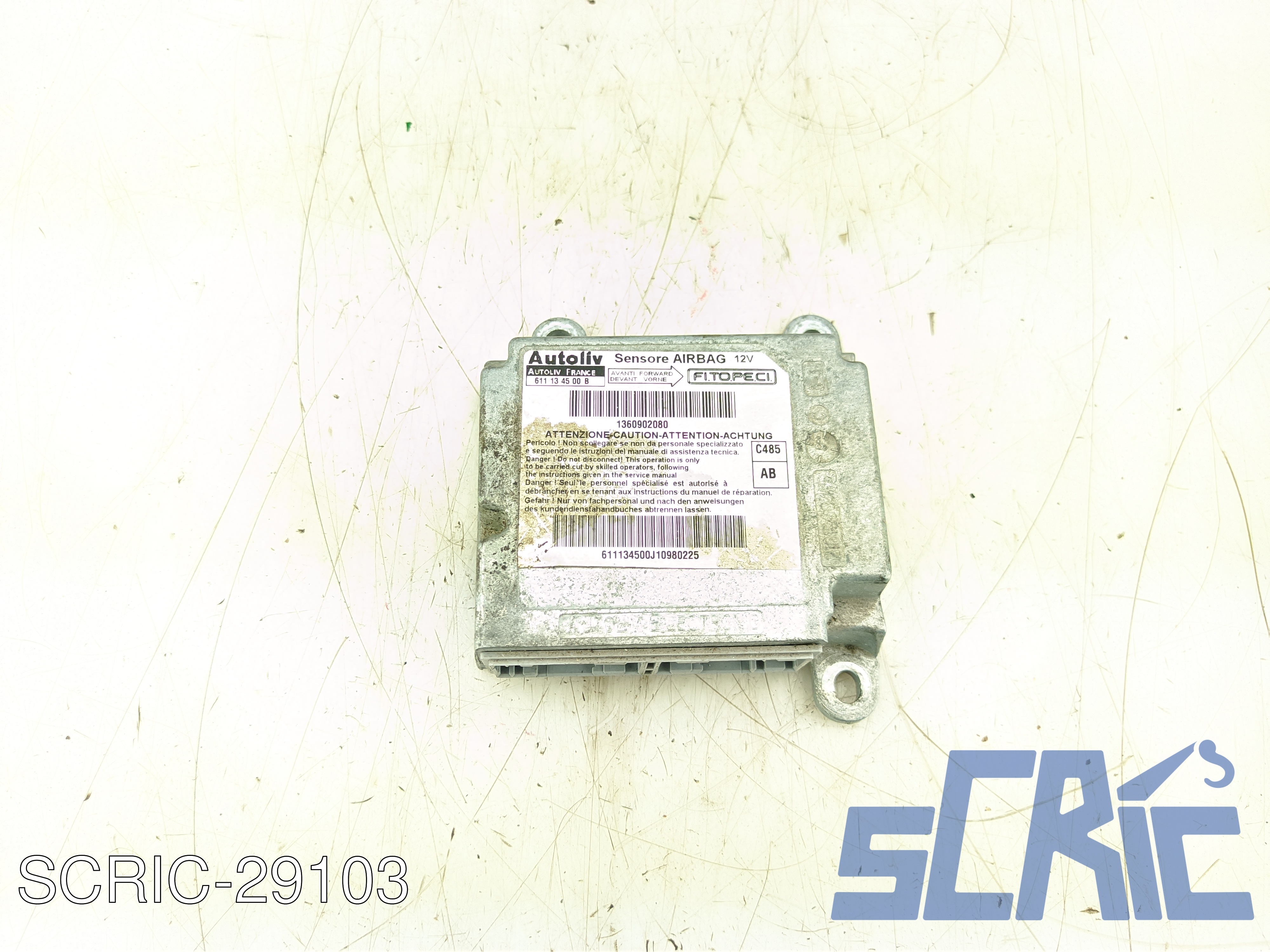 Centralina Airbag 1360902080, 611134500B, 60200