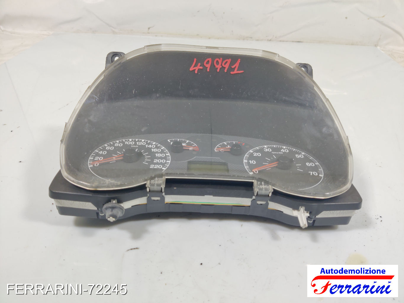 Quadro Contachilometri FIAT GRANDE PUNTO 199 1.3 D MULTIJET 2005-2013 51701537 10