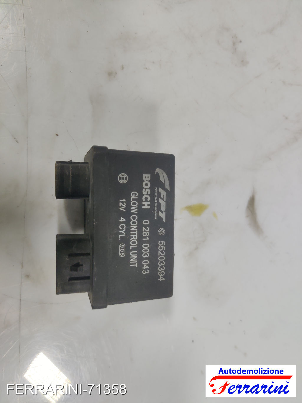 Centralina Candelette ALFA ROMEO GIULIETTA 940 1.6 JTDM 2010-2016 55203394