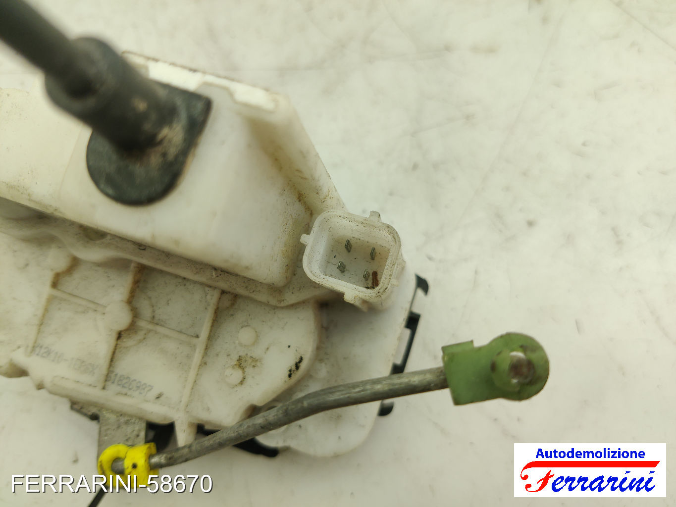 Serratura Porta FIAT PANDA 169 2003-2012 sinistro, sx, posteriore, post 1826987 6