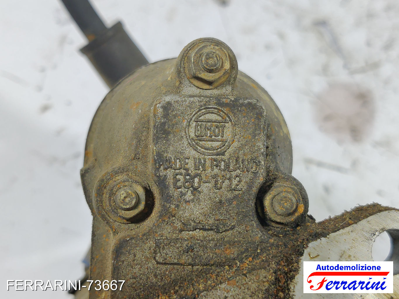Motorino Avviamento FIAT CINQUECENTO 500 170 0.7I 1994-1998 46432301, E80112