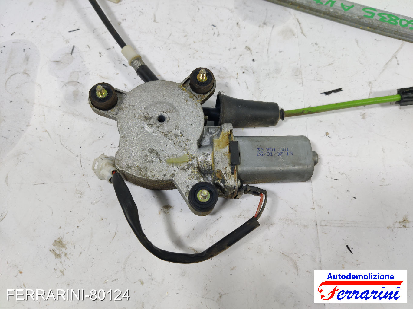 Alzavetro OPEL AGILA A H00 2003-2007 sinistro, sx, frontale, anteriore 8