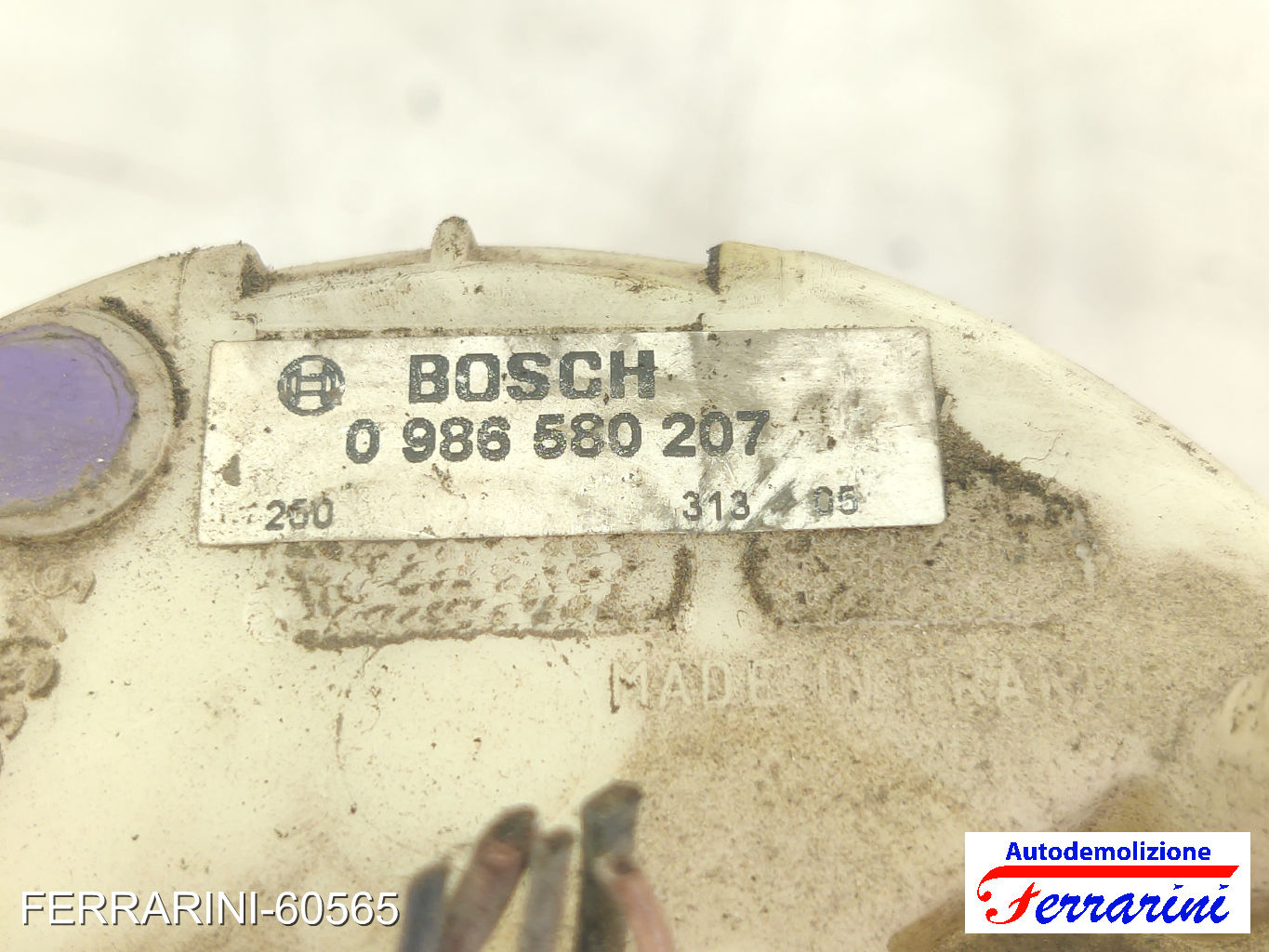 Cestello Pompa Galleggiante Serbatoio FIAT PUNTO 176 75 1.2 1993-1999 0986580207