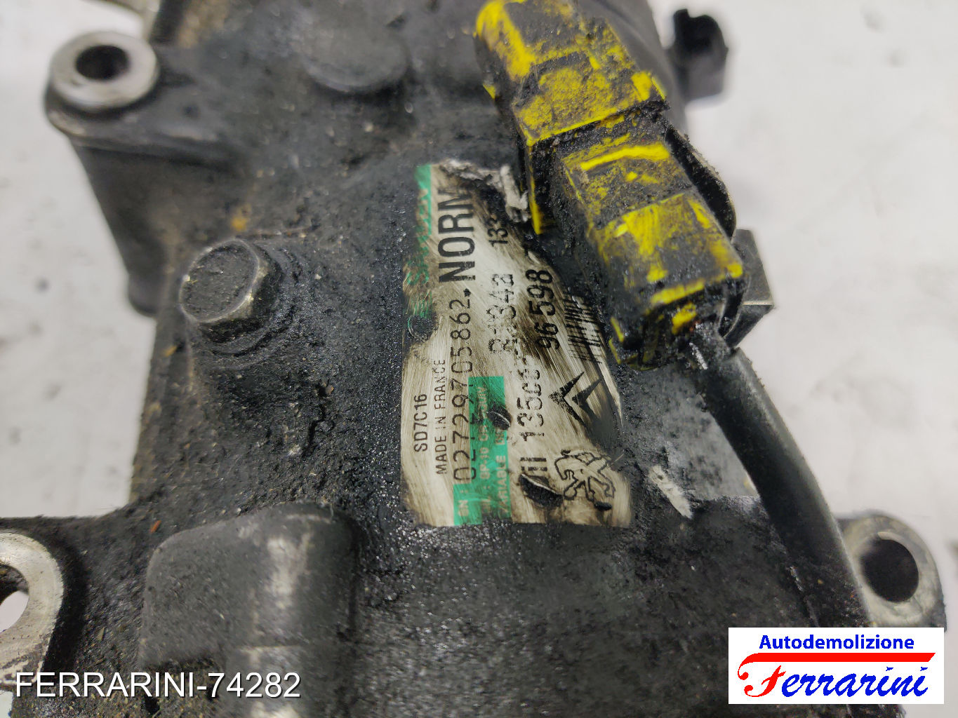 Compressore Clima PEUGEOT 307 3A/C 1.6 HDI 2005-2009 9659875880, 02729705862 10