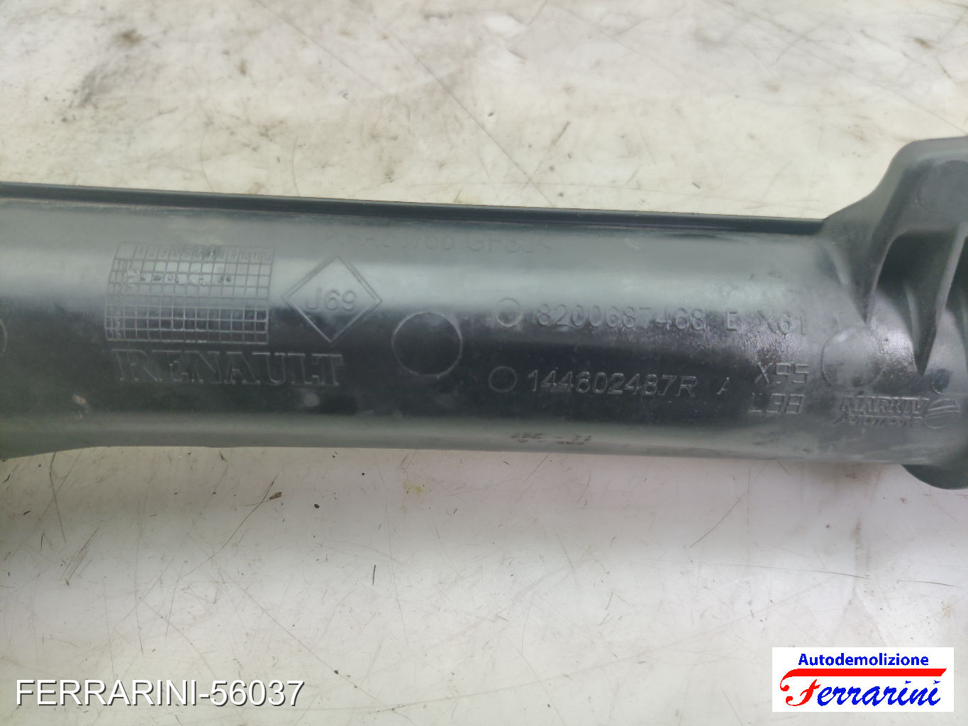 Tubo intercooler turbo RENAULT MEGANE 3 SW KZ0/1 1.5 DCI 2009-2015 8200687468