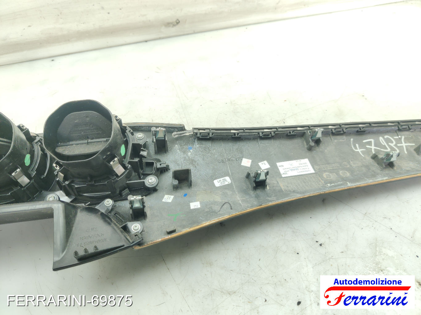 modanatura rivestimento cruscotto MERCEDES CLASSE B W242, W246 2011-2014 destro