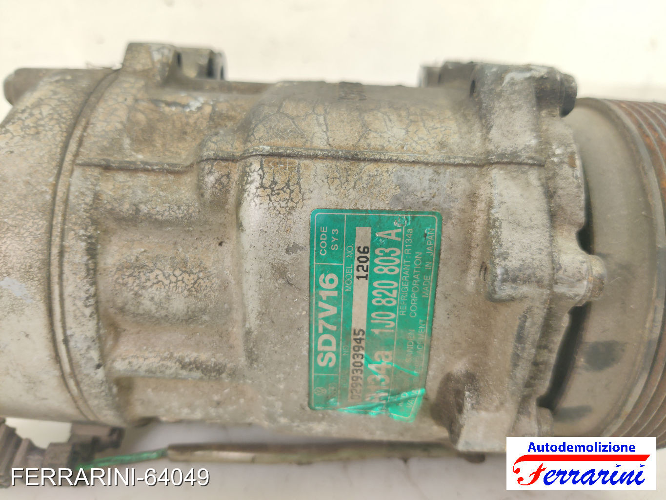 Compressore Clima SEAT LEON 1M1 1.9 TDI 1999-2006 1J0820803A, 1J0820805 13