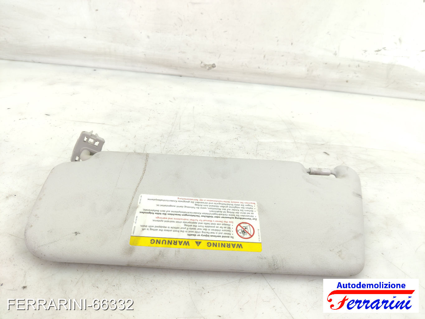 Aletta Parasole MERCEDES CLASSE A W169 2004-2012 destro, dx A1698100210
