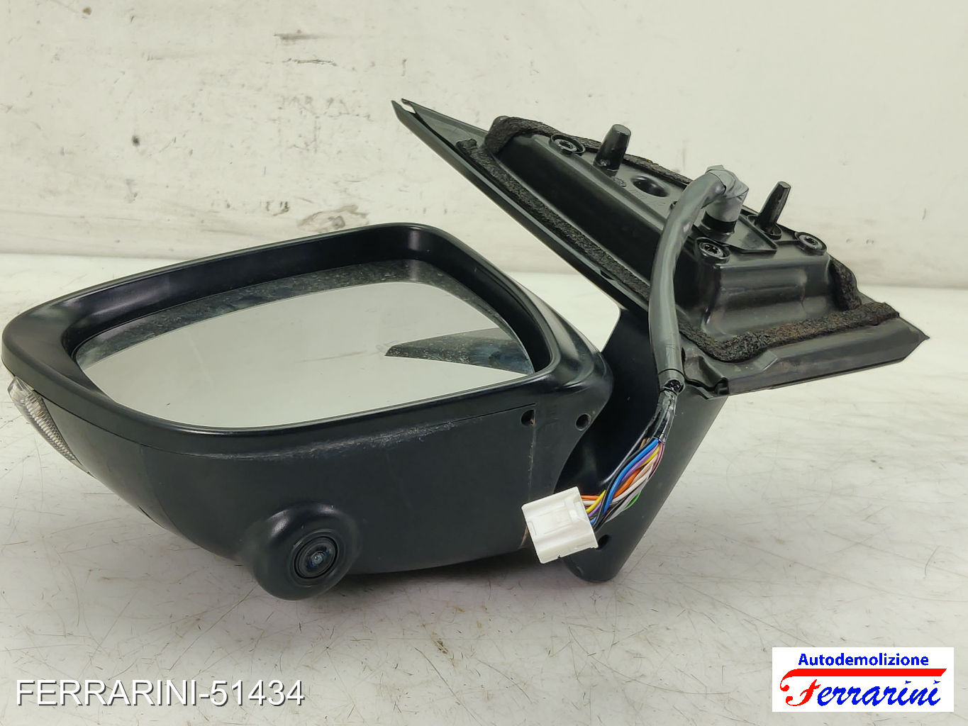 Specchietto Laterale NISSAN QASHQAI 2 J11 2013-2023 sinistro, sx Z11 BLACK MET