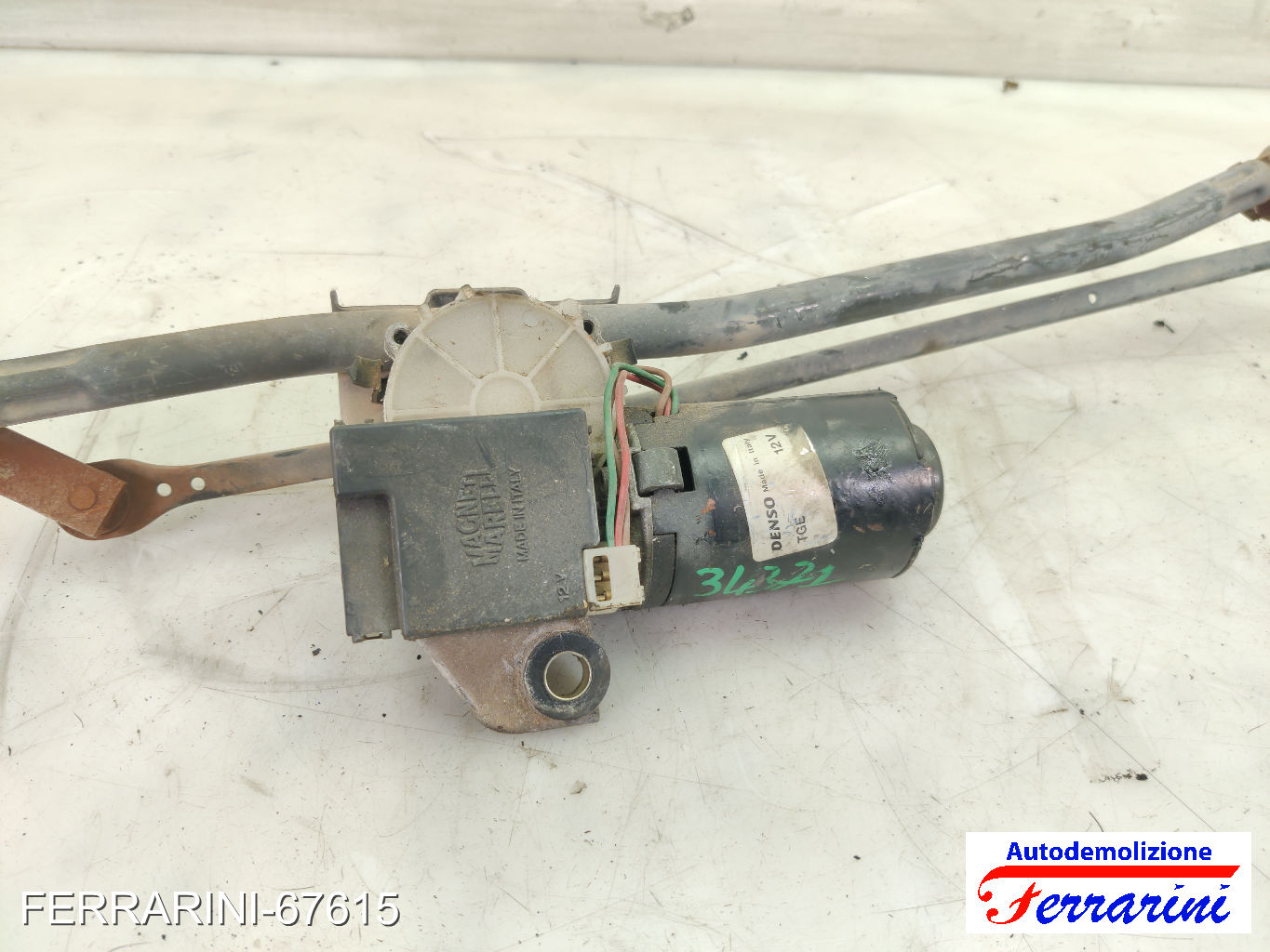 Spazzacqua Motorino Tergicristallo ALFA ROMEO 156 932 1997-2005 anteriore 11