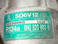 Compressore Clima VW LUPO 60, 6X1 1.4 16V 1998-2005 6NO820803B, SD6V12, 1412E