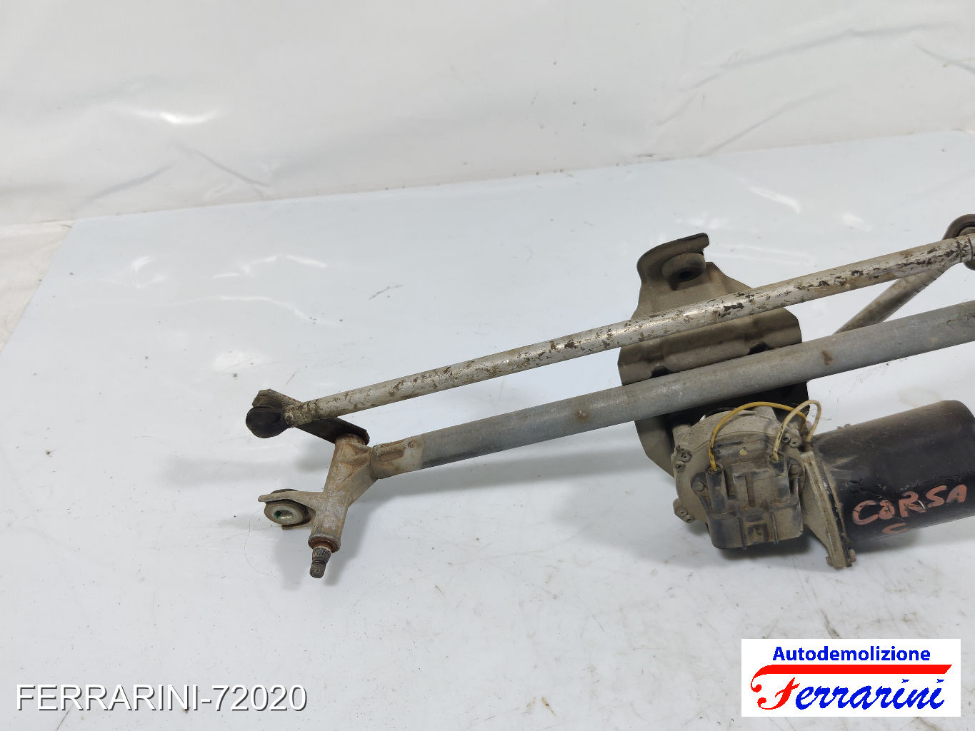Spazzacqua Motorino Tergicristallo OPEL CORSA C X01 2000-2009 anteriore 6
