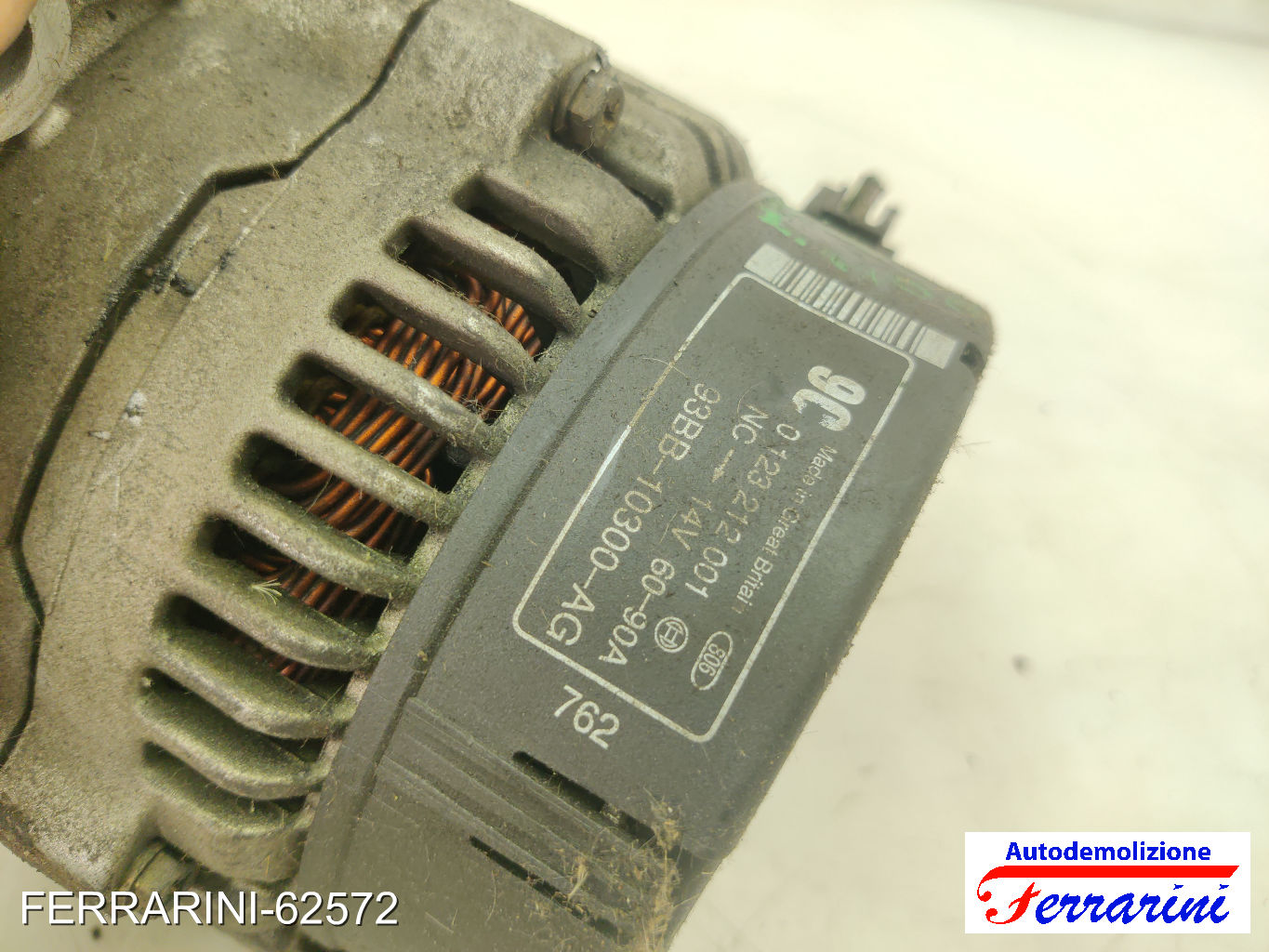 Alternatore FORD MONDEO 2 BFP 1.8I 1996-2000 93BB10300AG, 93BB10300AF 8