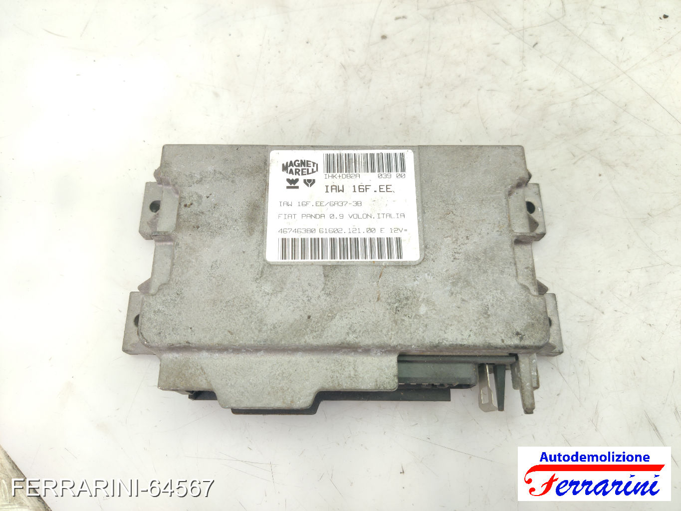 Centralina Motore FIAT PANDA 141 900 1992-1996 46746380, 46421700, 46545145