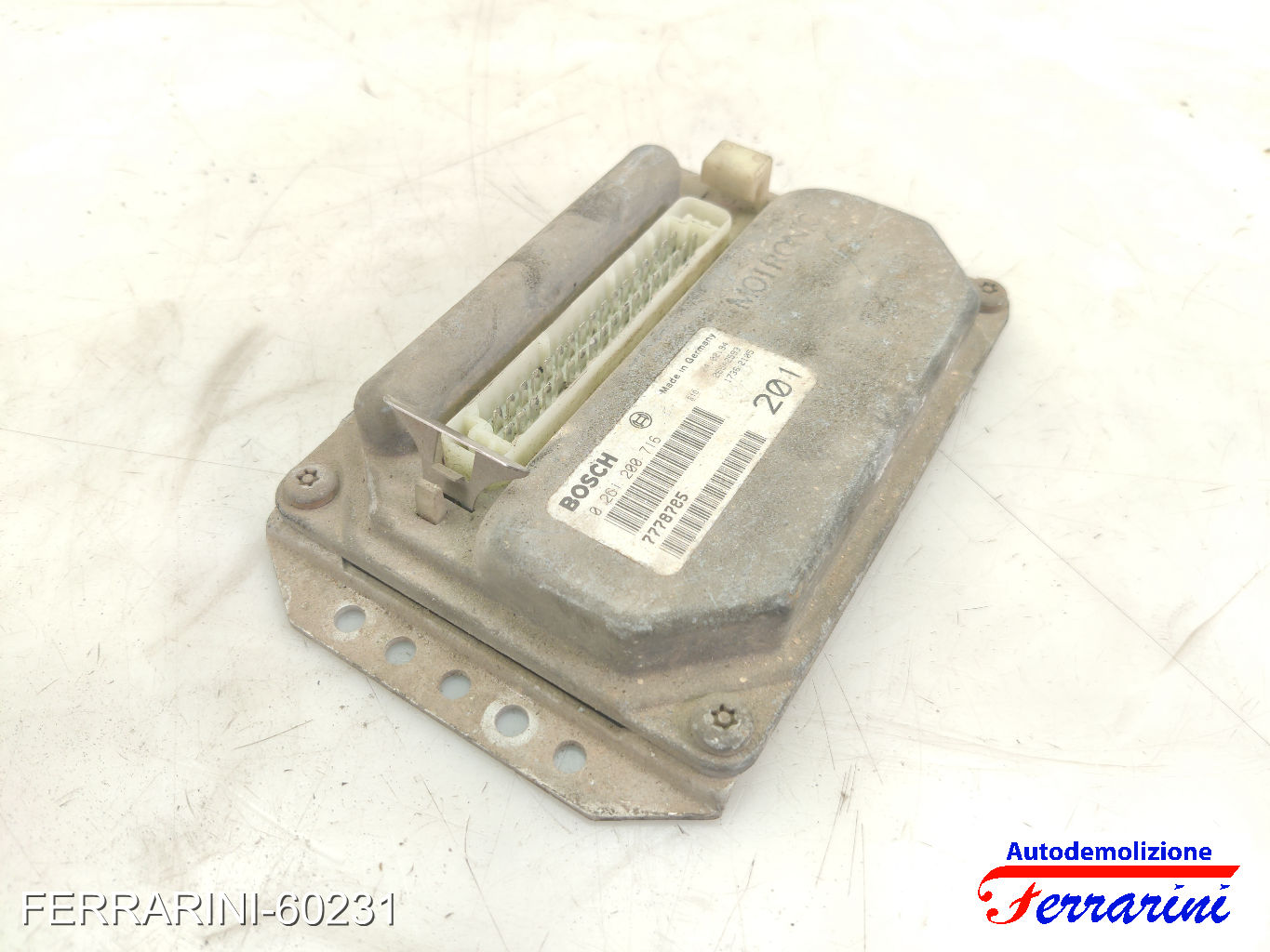 Centralina Motore LANCIA Y10 156 1.1 I.E FIRE 1989-1995 7778785, 0261200716