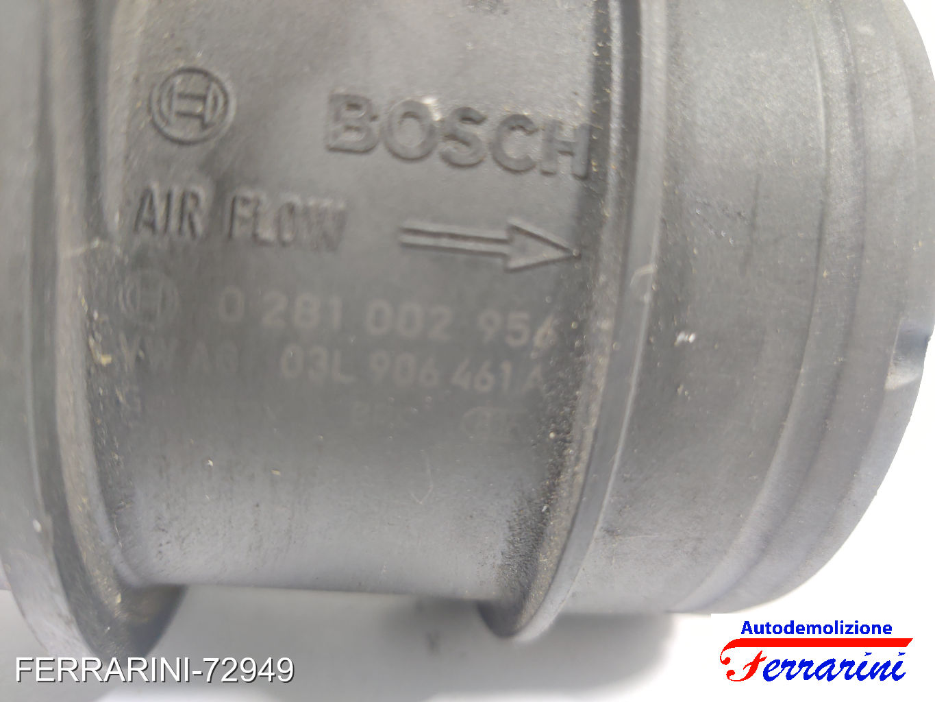 Debimetro VW GOLF 7 5G1, BE1, BE2, BQ1 2.0 TDI 2012-2020 0281002956, 03L906461A 7