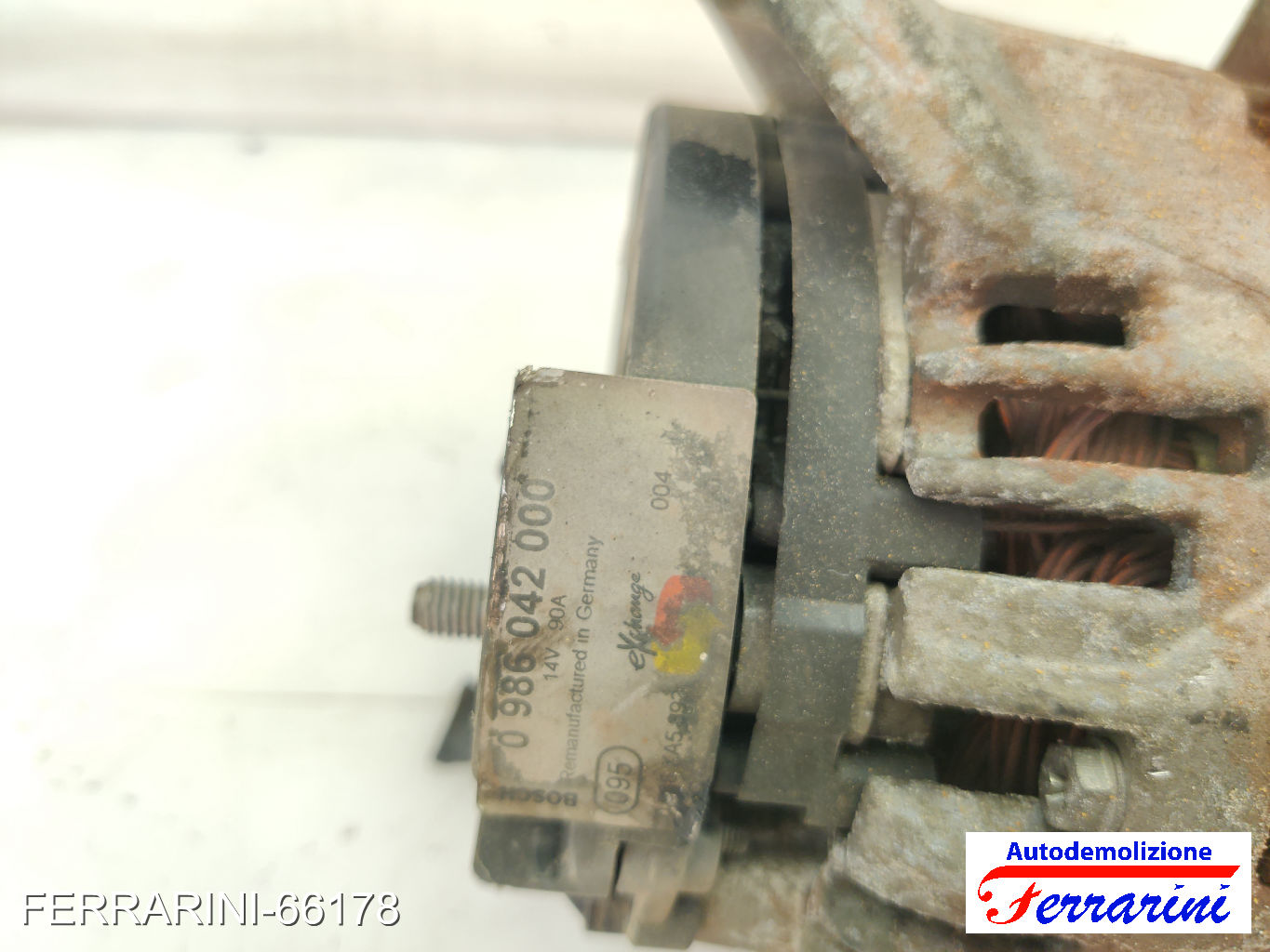 Alternatore FIAT MULTIPLA 186 1.6 16V BIPOWER 2001-2010 46813061, 46841963