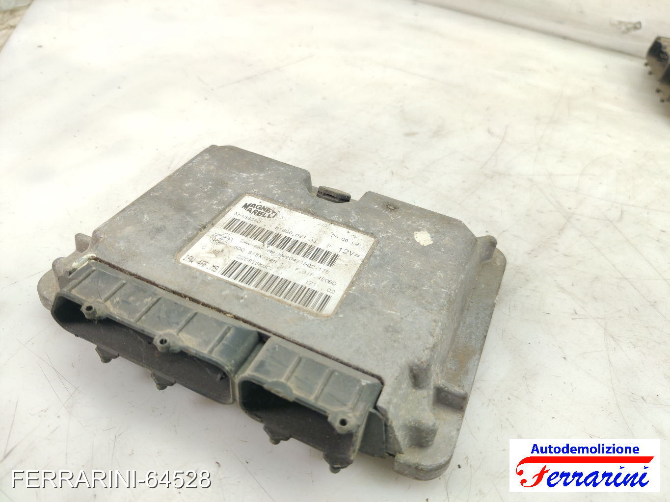 Centralina Motore FIAT SEICENTO 600 287 1.1 1998-2010 55183580, 55187372 6