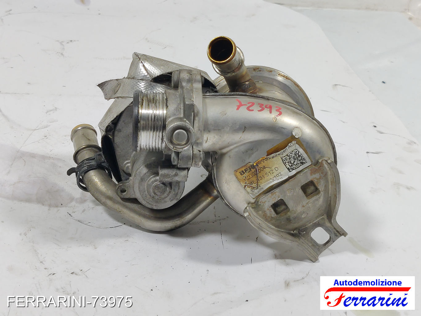 CRBC Radiatore Valvola Egr VW GOLF 7 5G1, BE1, BE2, BQ1 2.0 TDI 2012-2020