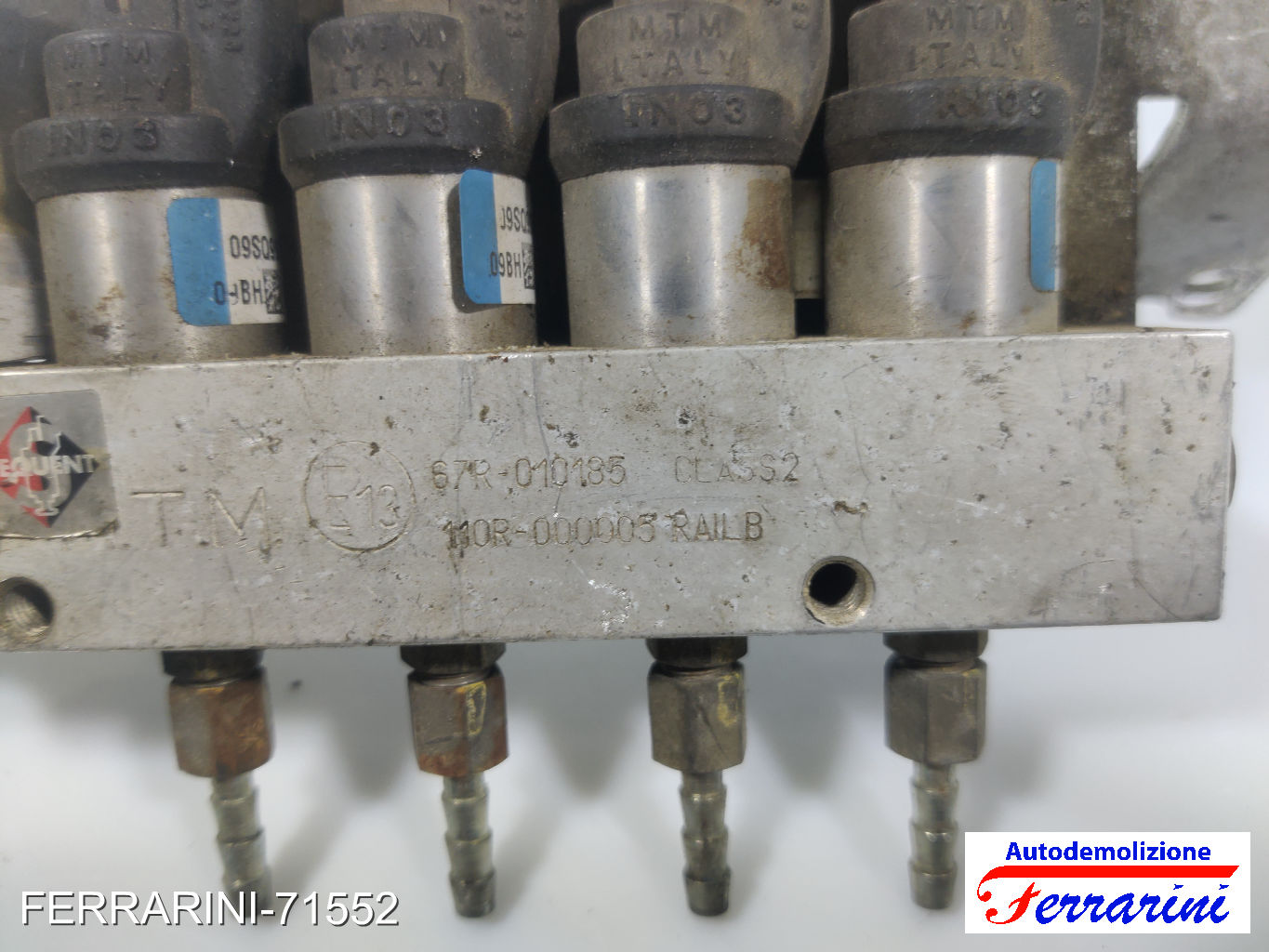 4 iniettori BRC Sequent FIAT PANDA 169 1.2 2003-2012 67R010185, CLASS2 10