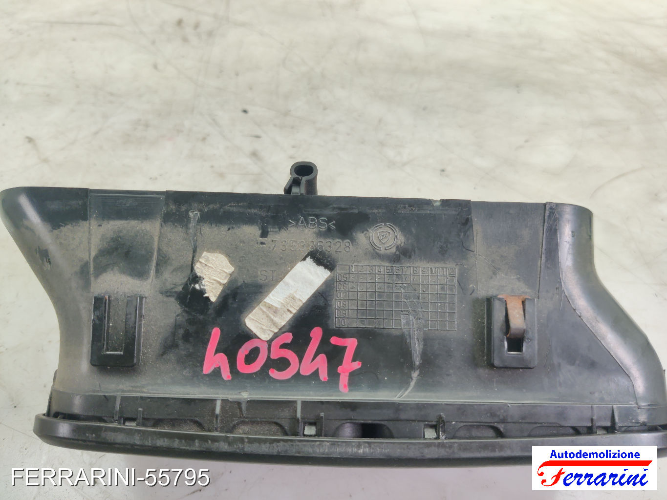 Bocchetta Areazione FIAT GRANDE PUNTO 199 2005-2013 anteriore, frontale centrale 12