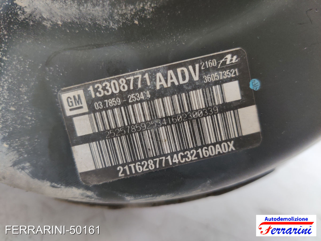 Servofreno OPEL ZAFIRA TOURER C P12 1.6 CNG 2011-2023 13308771, 03785925344