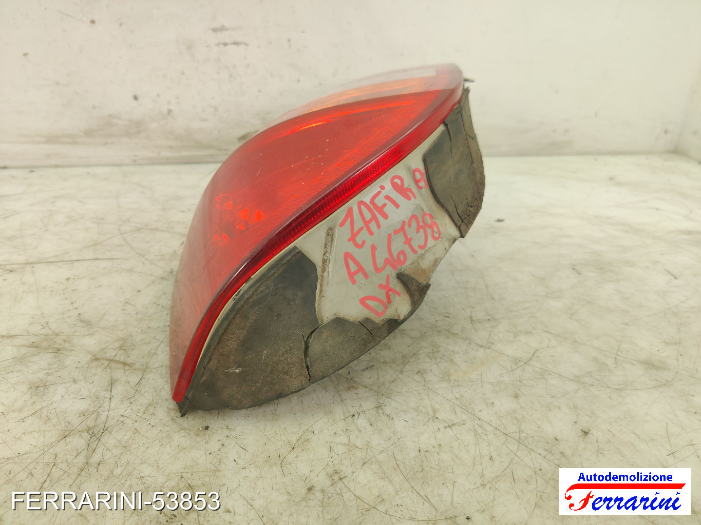 Fanalino Stop Posteriore OPEL ZAFIRA A T98 1999-2005 destro, dx, posteriore 7