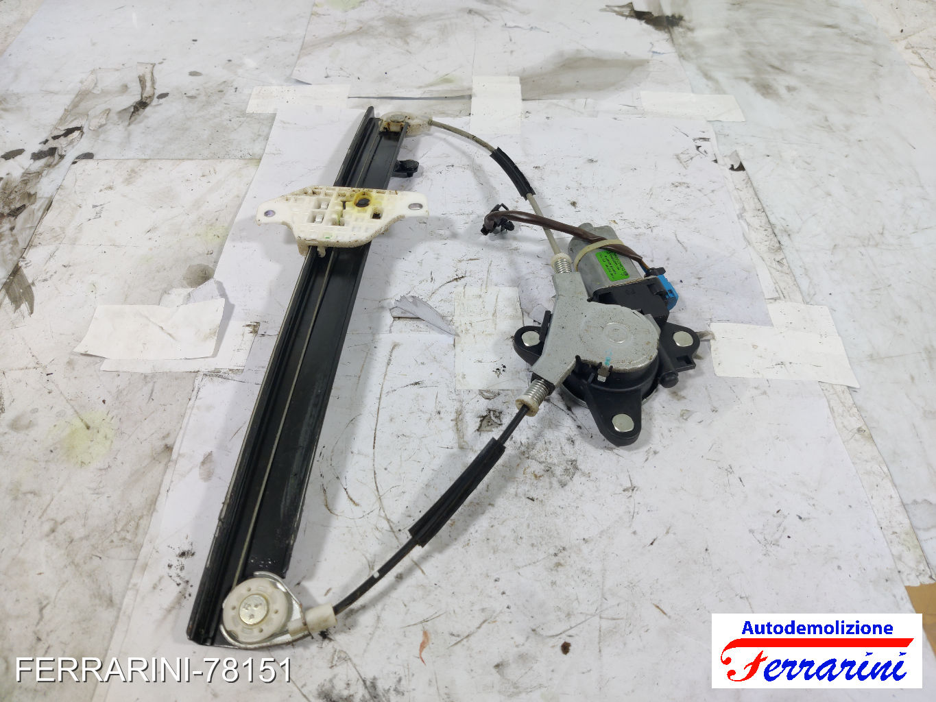 Alzavetro CHEVROLET SPARK M300 2010-2015 sinistro, sx, frontale, anteriore