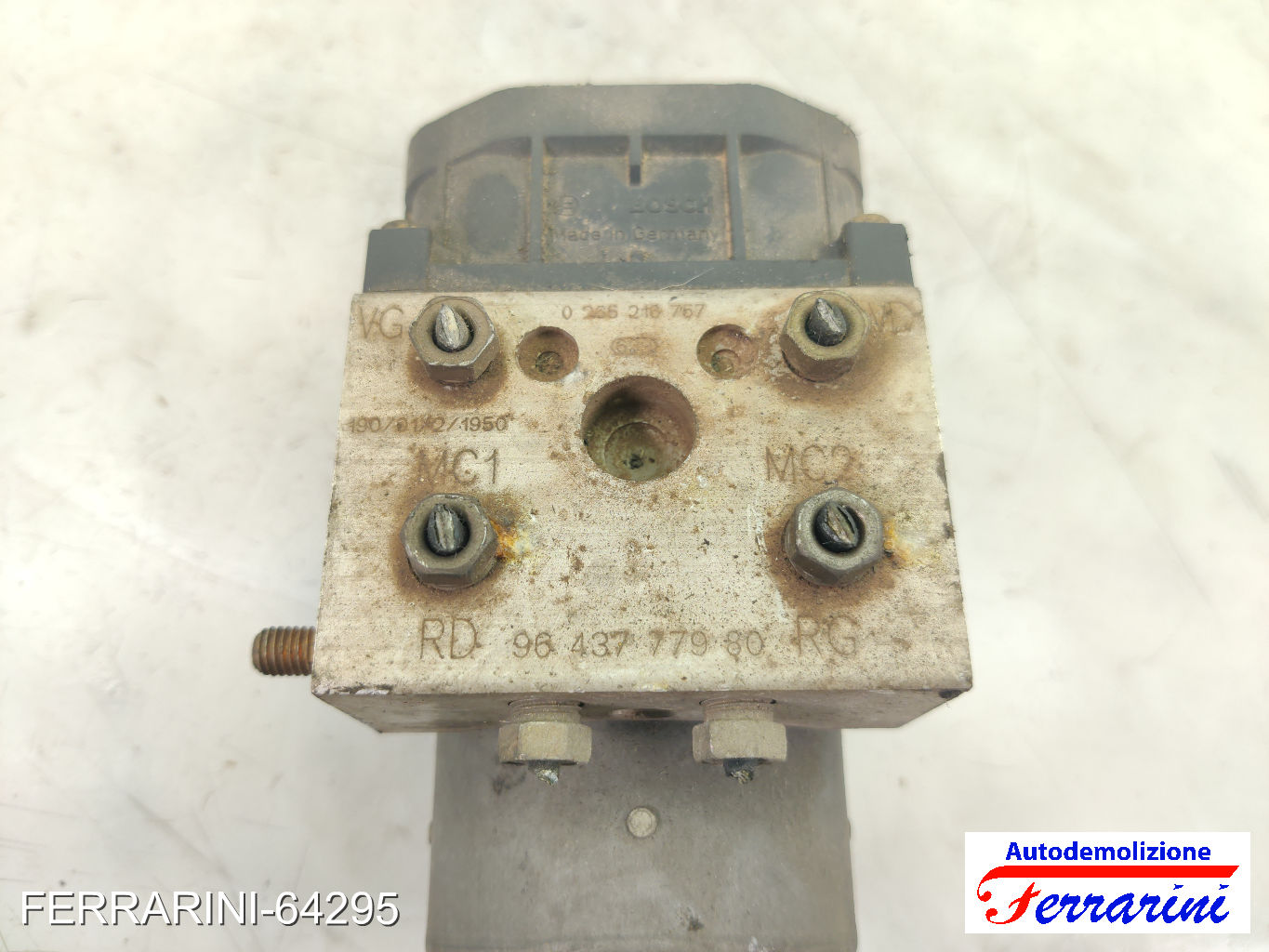 Centralina Pompa Abs PEUGEOT 307 3A/C 1.4 HDI 2001-2005 9643777980, 0273004562 6