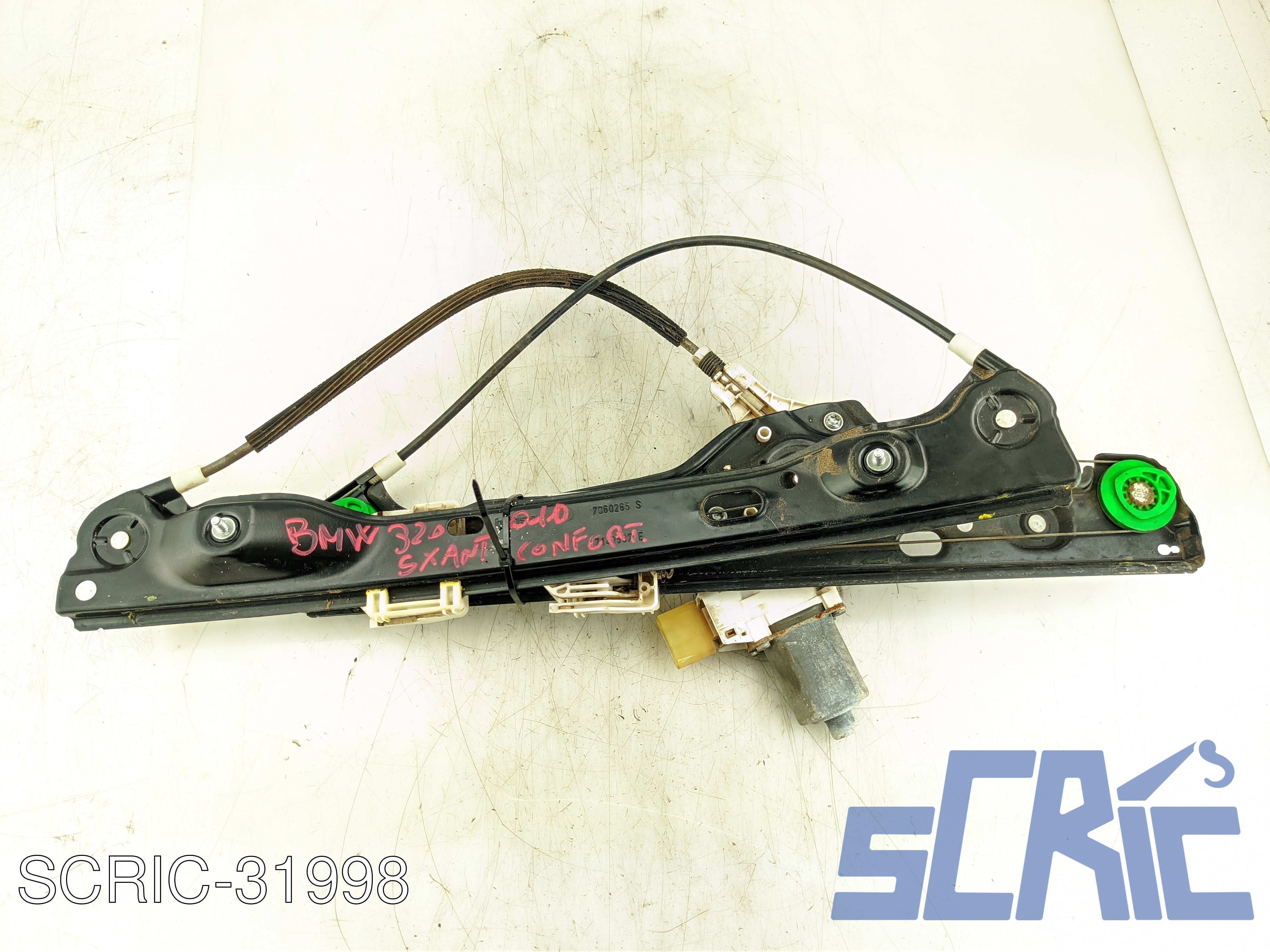 Alzavetro BMW 3 TOURING E91 2005-2012 sinistro, sx, frontale, anteriore