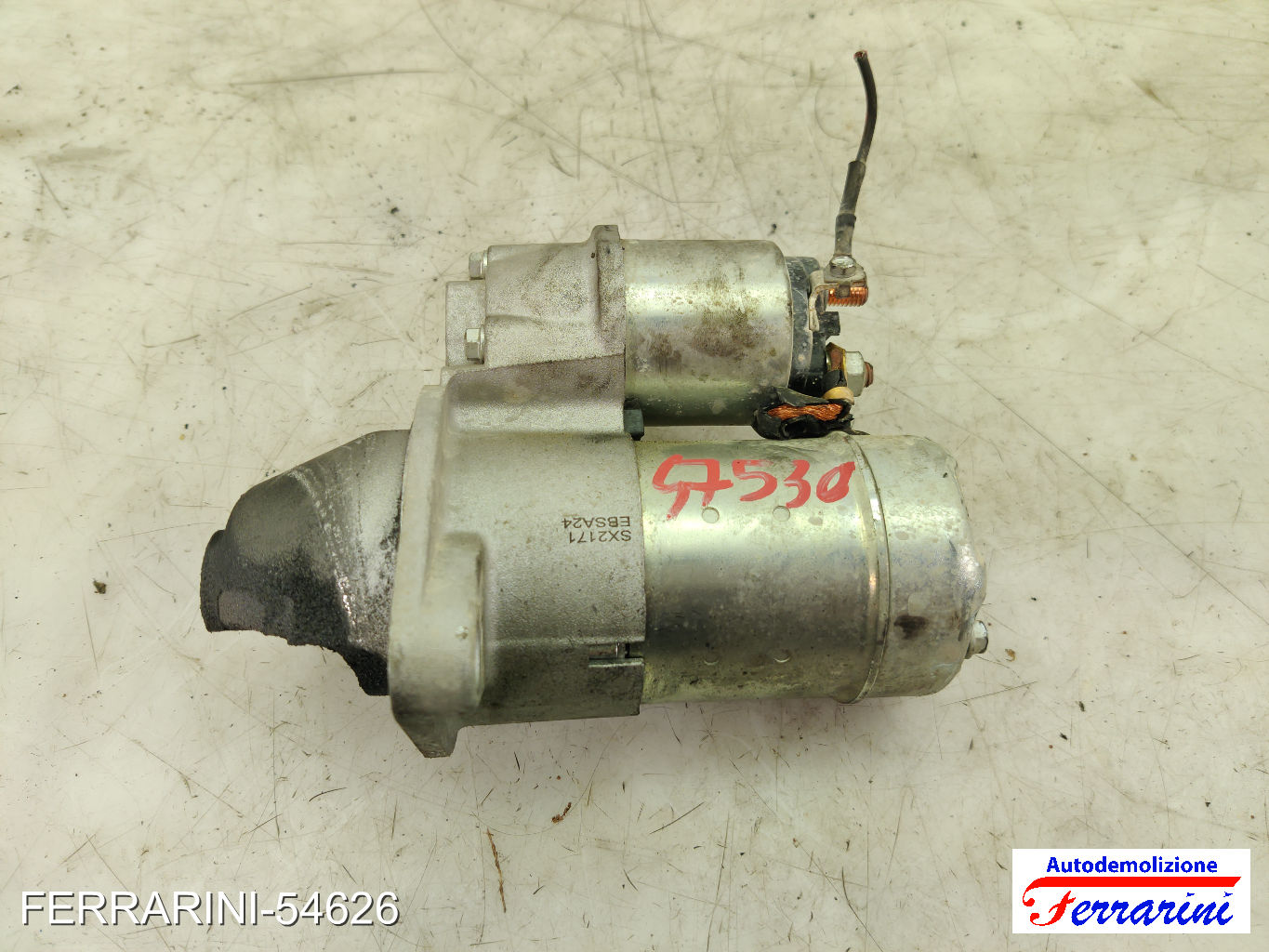 Motorino Avviamento OPEL MERIVA A X03 1.7 CDTI 2003-2010 SX2171, EBSA24, 6202043 7