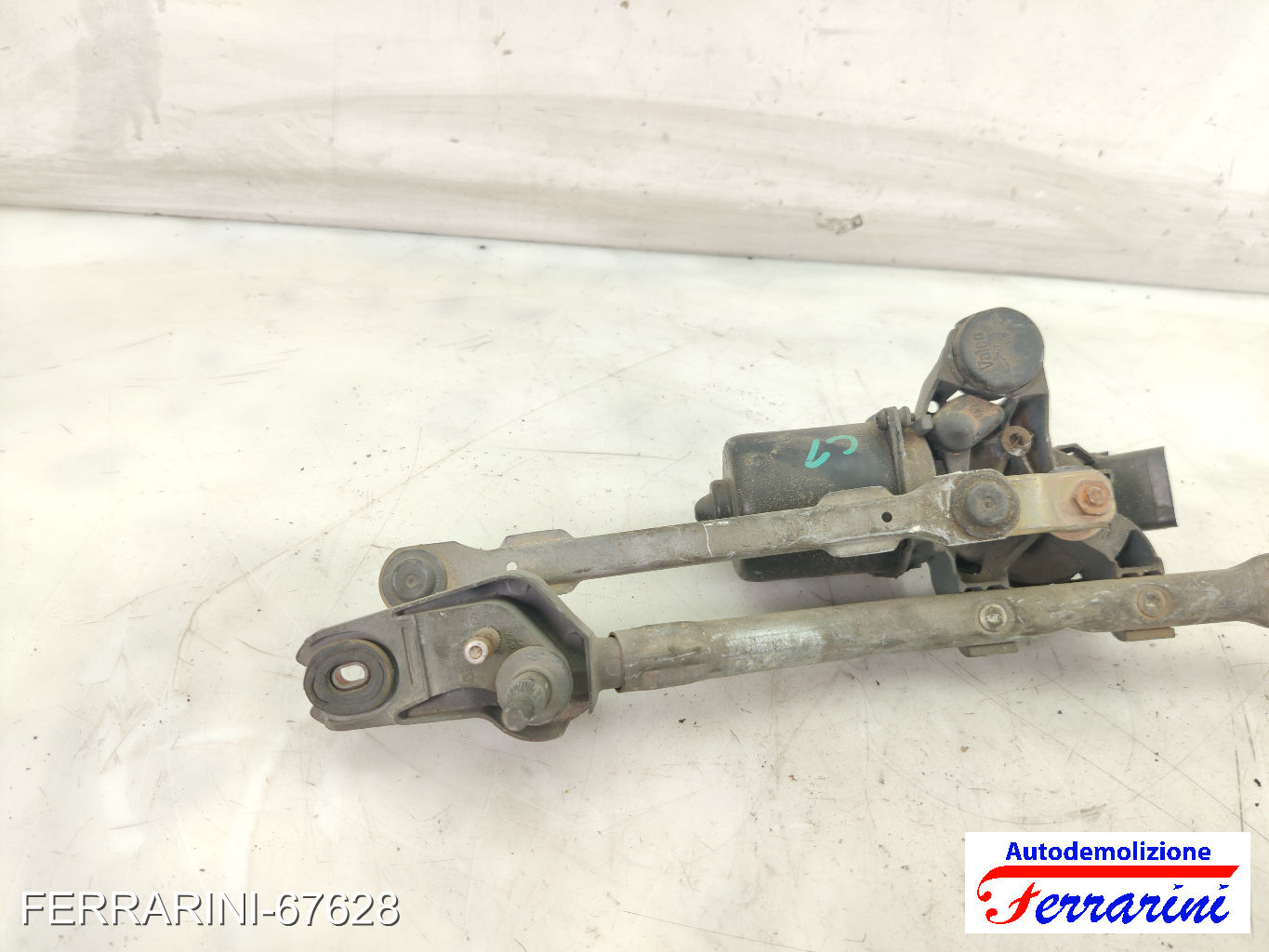 Spazzacqua Motorino Tergicristallo PEUGEOT 107 PM, PN 2005-2014 anteriore 6