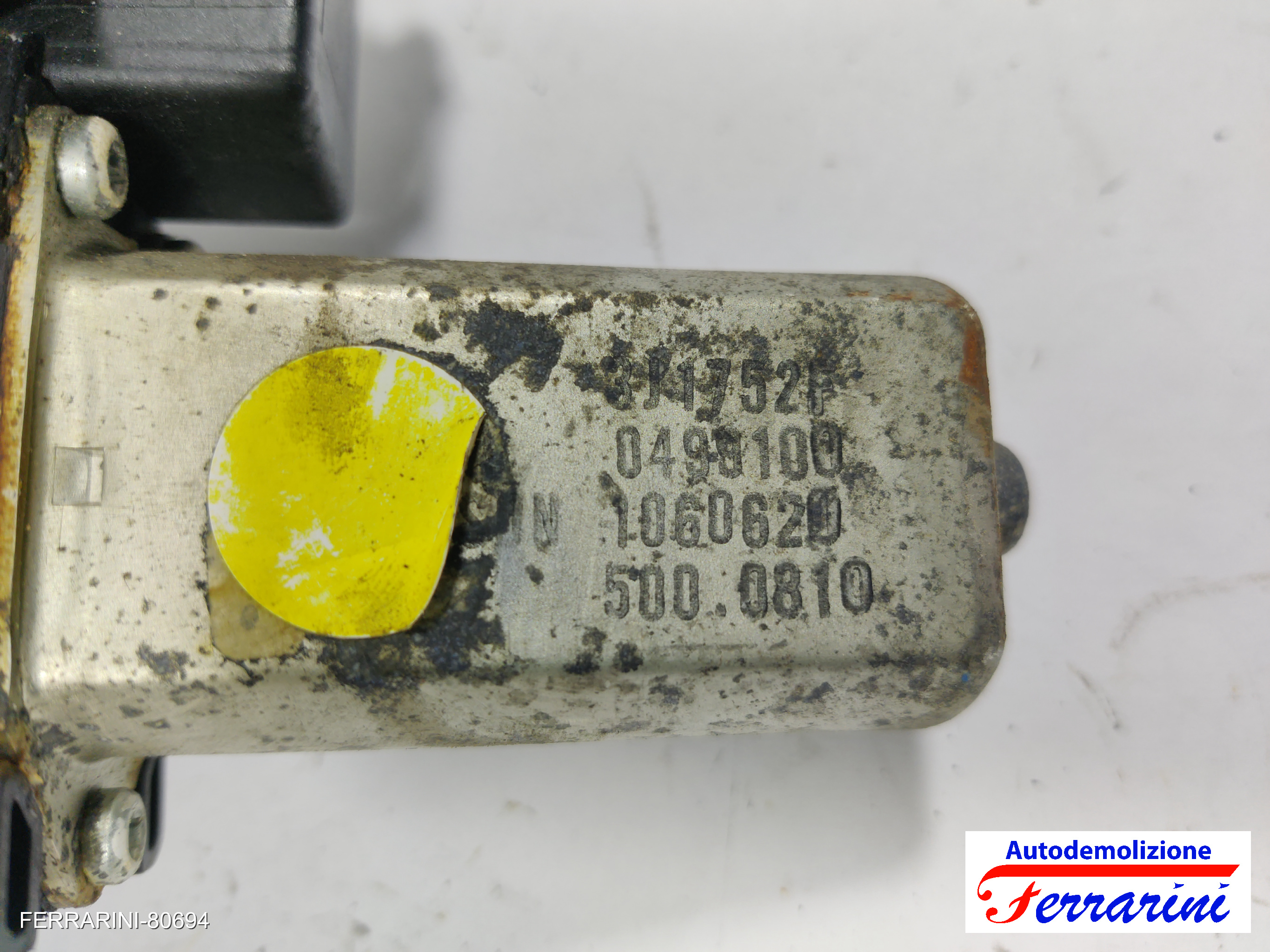 Alzavetro ALFA ROMEO MITO 955 2008-2013 sinistro, sx, frontale, anteriore