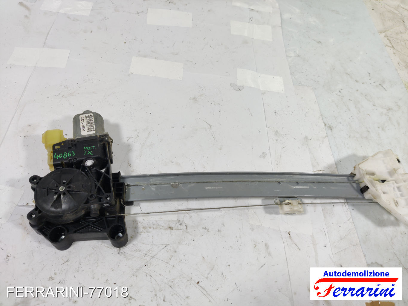 Alzavetro FORD EDGE 2015-2018 sinistro, sx, posteriore, post 12