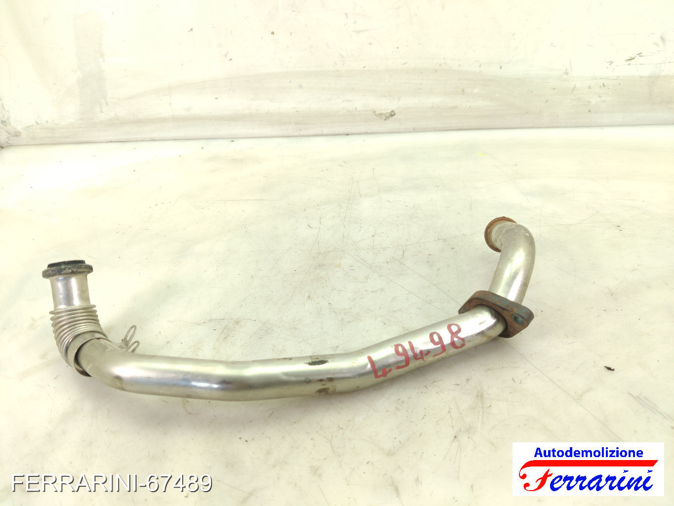 tubo tubazione egr VOLVO V50 545 2.0 D 2004-2010 9652264880, 31251147, 36000980 6