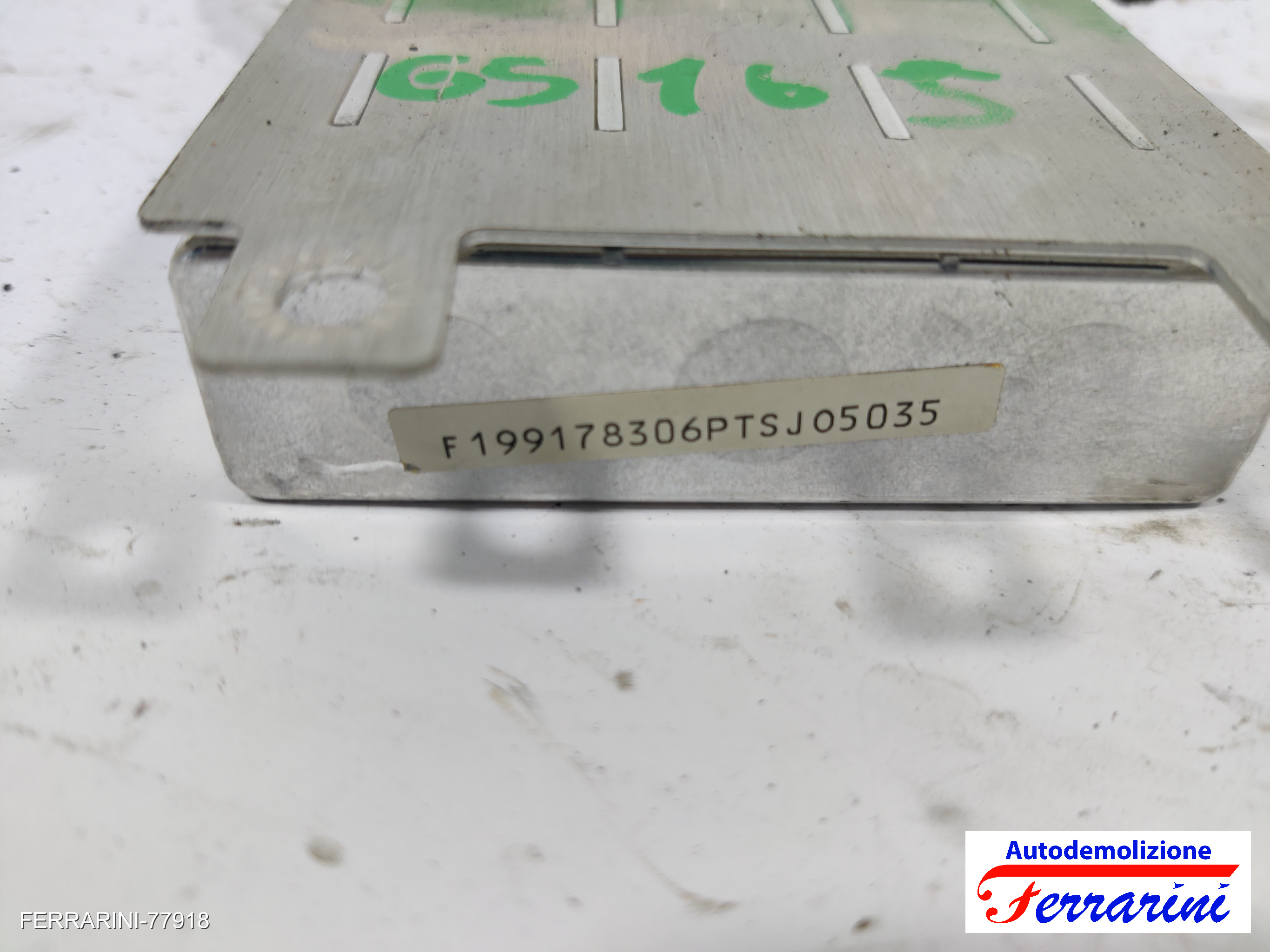 Centralina Airbag FIAT GRANDE PUNTO 199 2005-2010 51754872, F199178306PTSJ05035