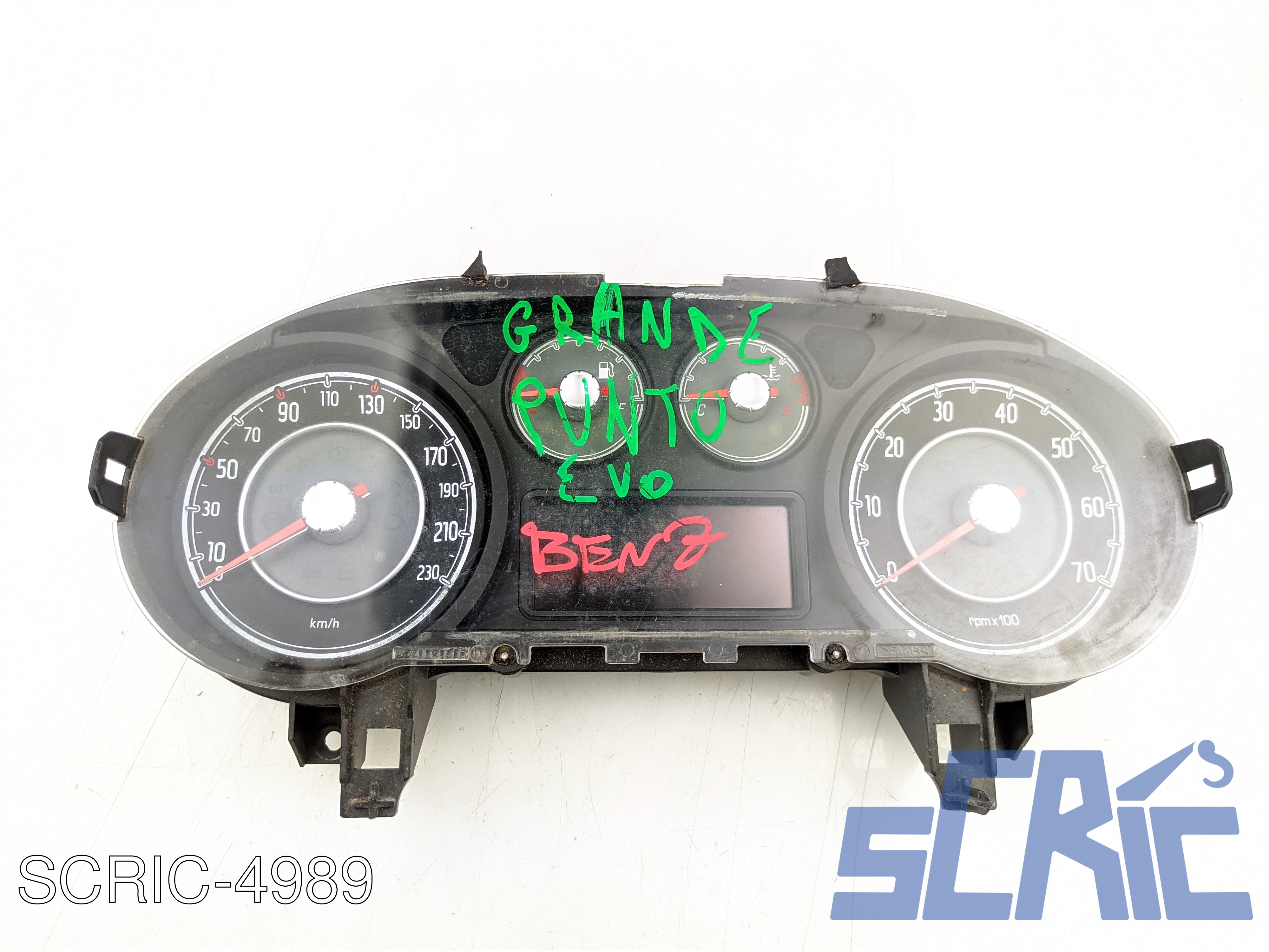 Quadro Contachilometri FIAT PUNTO EVO 199 1.2 2009-2012 5550030617