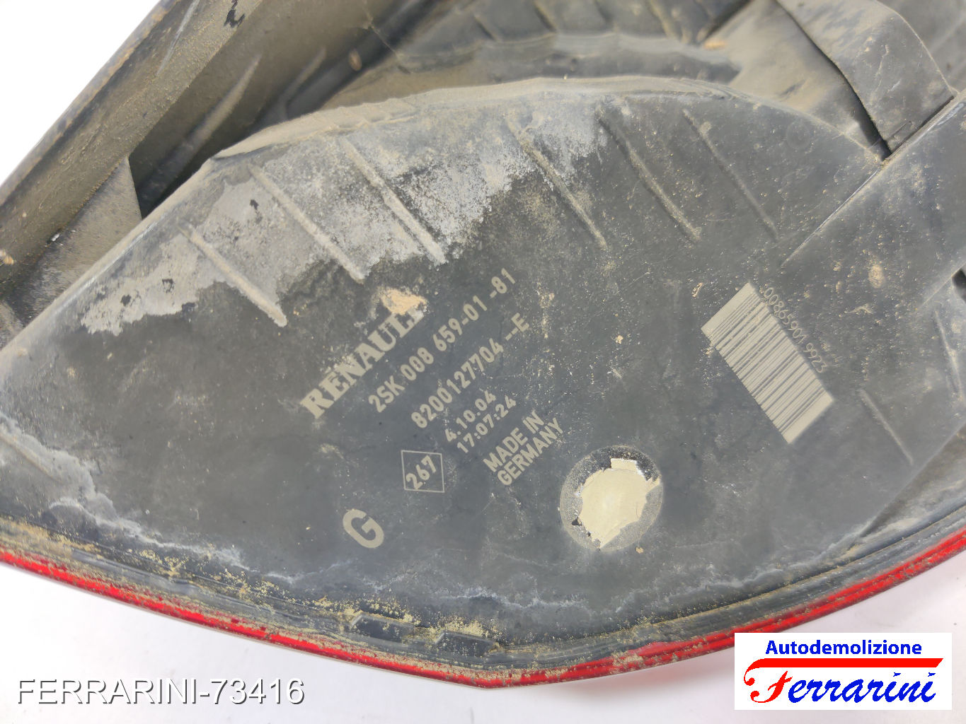 Fanalino Stop Posteriore RENAULT SCENIC 2 JM0/1 2003-2005 sinistro, sx