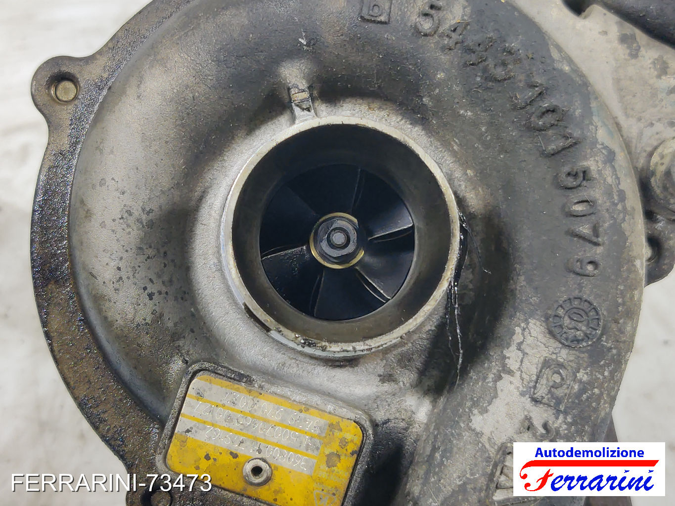 Turbina RENAULT SCENIC 2 JM0/1 1.5 DCI 2003-2005 8200204572, 54399700027 8