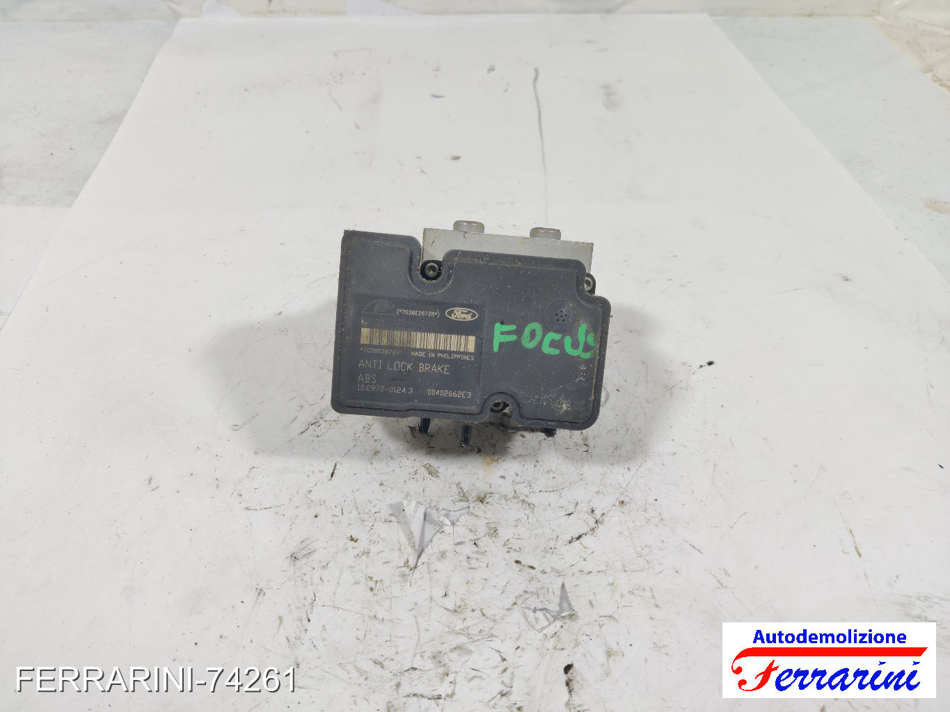 Centralina Pompa Abs FORD FOCUS C-MAX DM2 1.6 TDCI 2003-2007 3M512M110JA 6