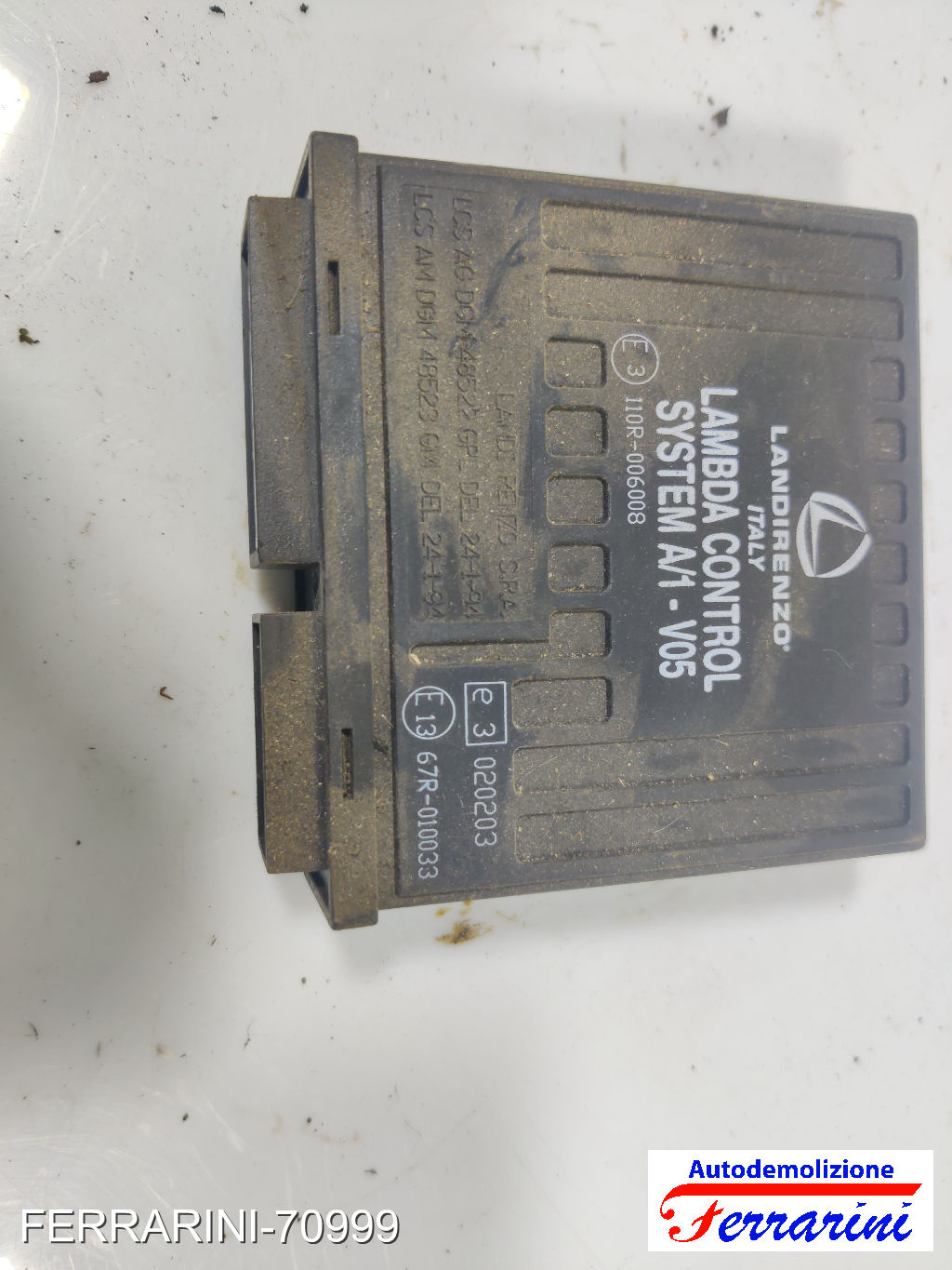 Centralina Gpl FIAT PANDA 169 1.2 2003-2012 616175000, E1367R010033 9