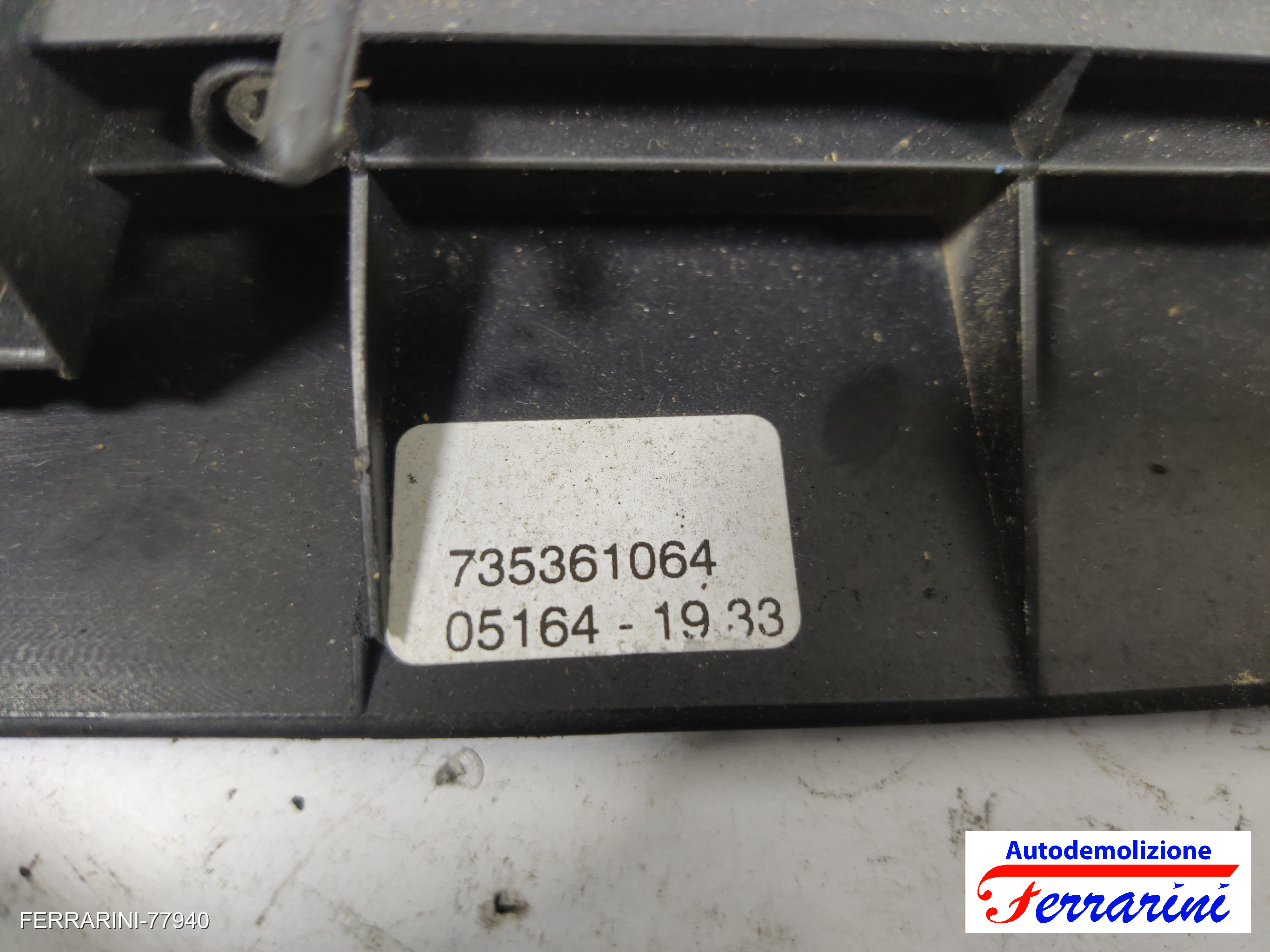 Pulsantiera comandi luci cruscotto LANCIA YPSILON 843 2003-2011 735361064 9