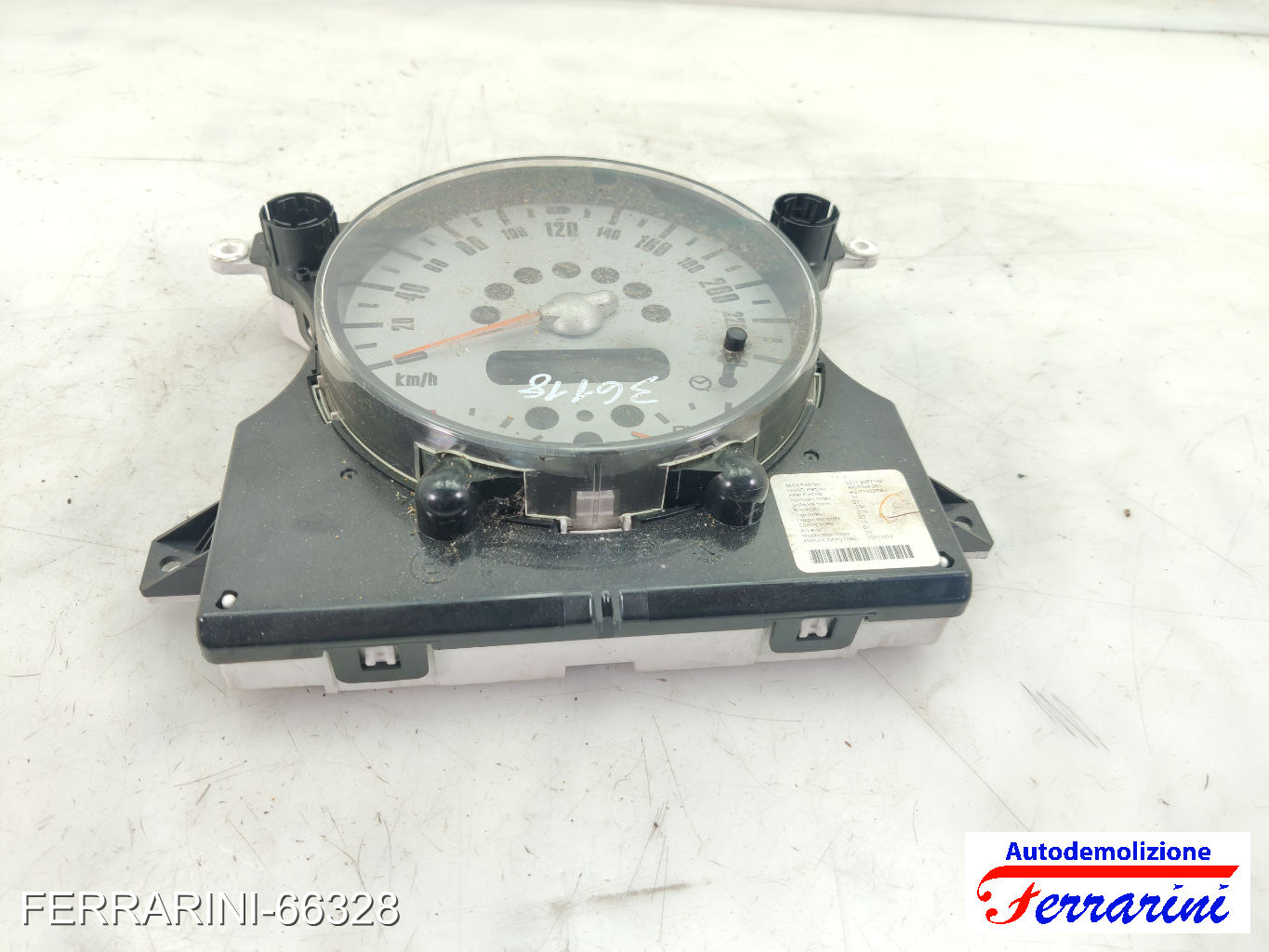 Quadro Contachilometri MINI - R50, R53 ONE D 2003-2006 62116957298, AR0039082 7