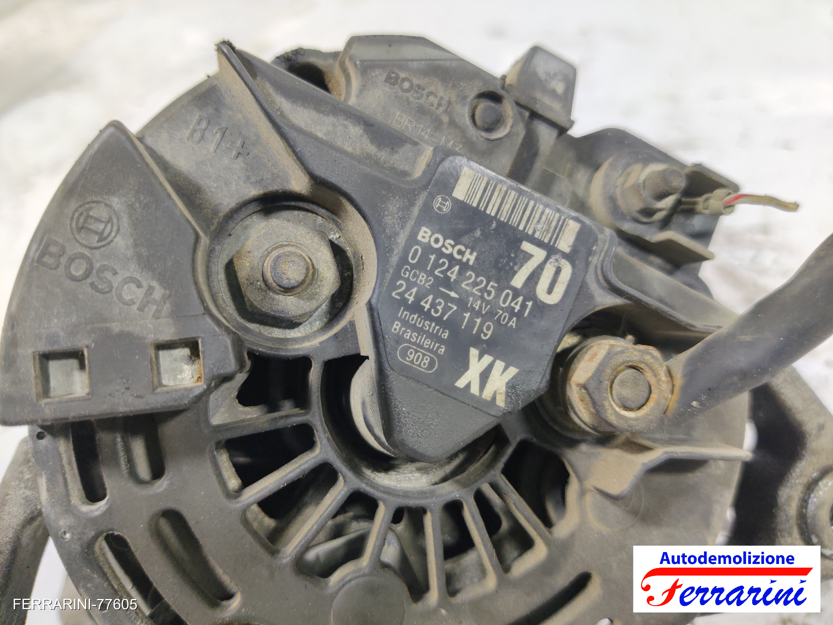 Alternatore OPEL AGILA A H00 1.0 2003-2007 24437119, 0124225041, 6204102 7