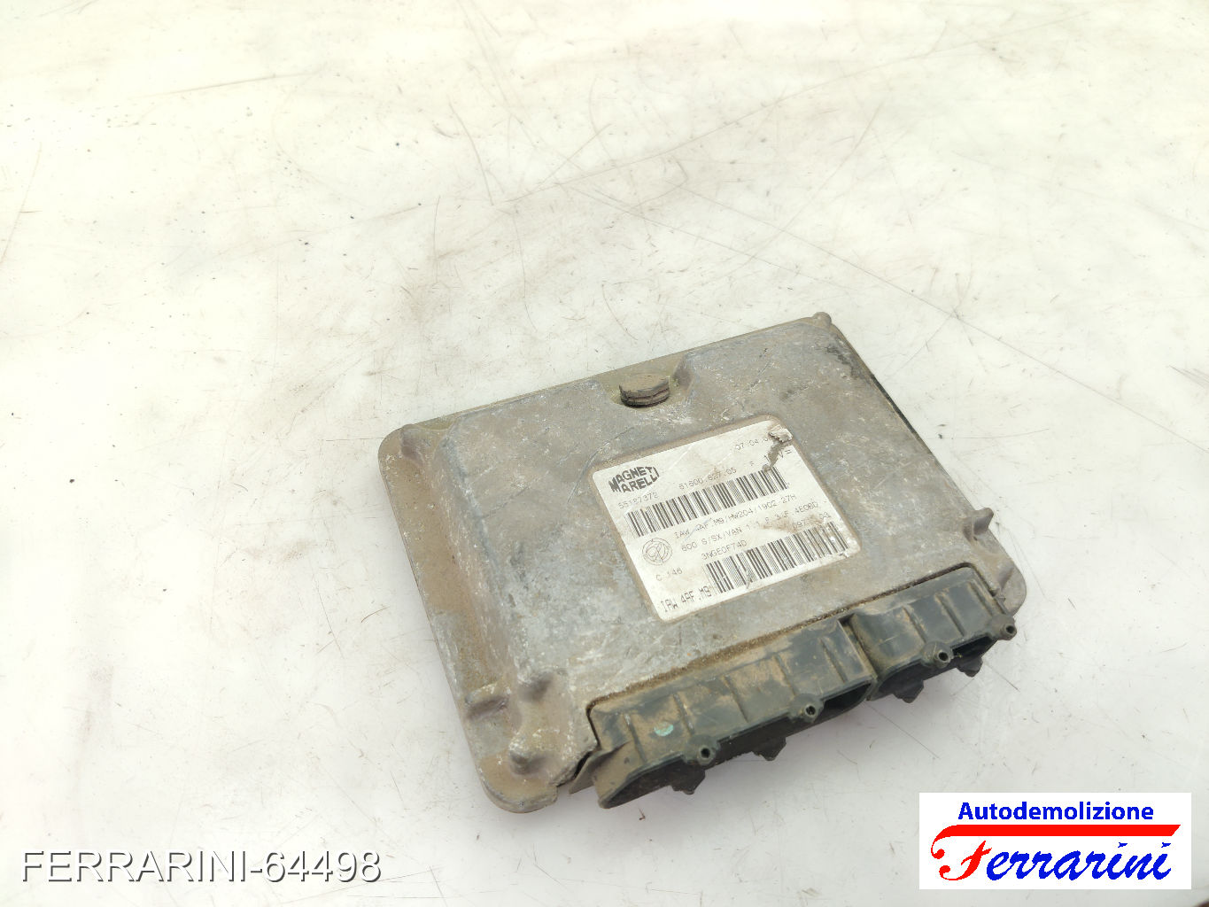 Centralina Motore FIAT SEICENTO 600 187 1.1 1998-2010 55187372, 51793106
