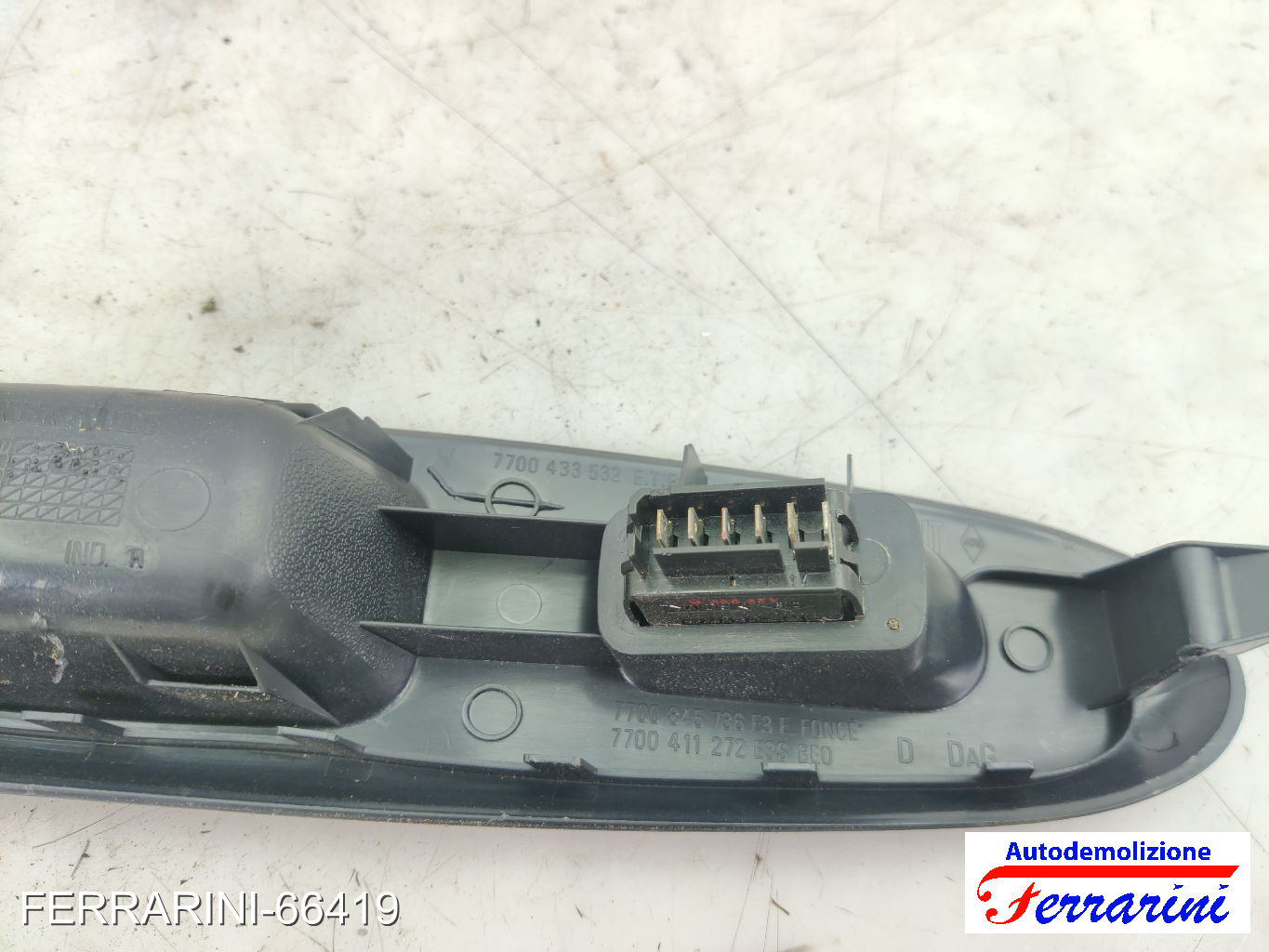 Pulsantiera Tastiera Alzavetro RENAULT CLIO 2 BB, CB 1998-2005 destra, dx 6