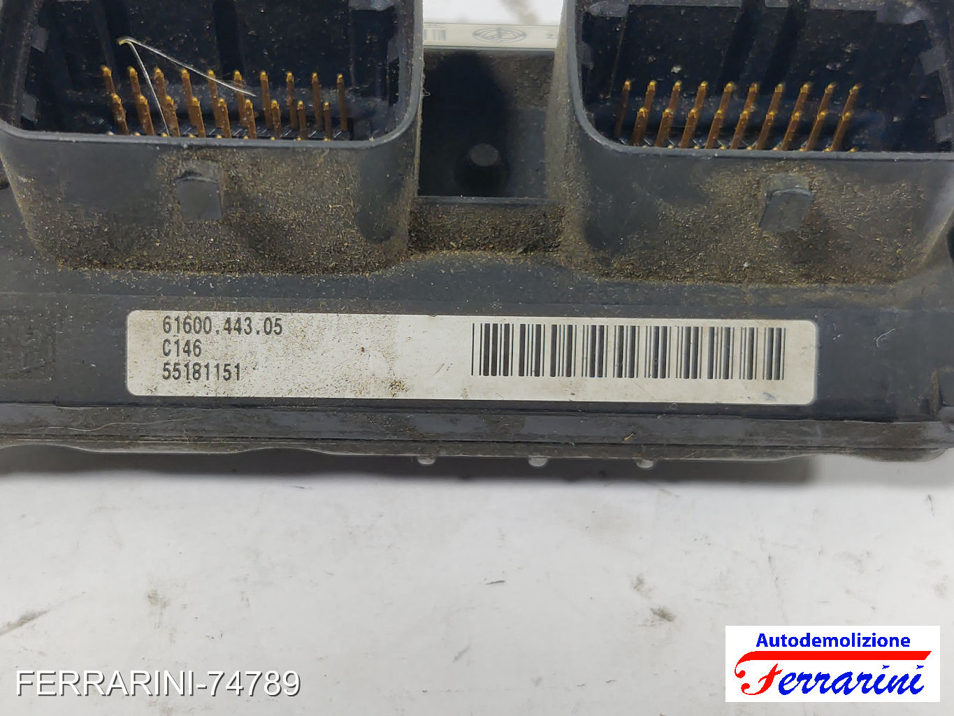 Centralina Motore FIAT PUNTO 188 1.2 60 1999-2010 55181151, 6160044305, IAW59FM5